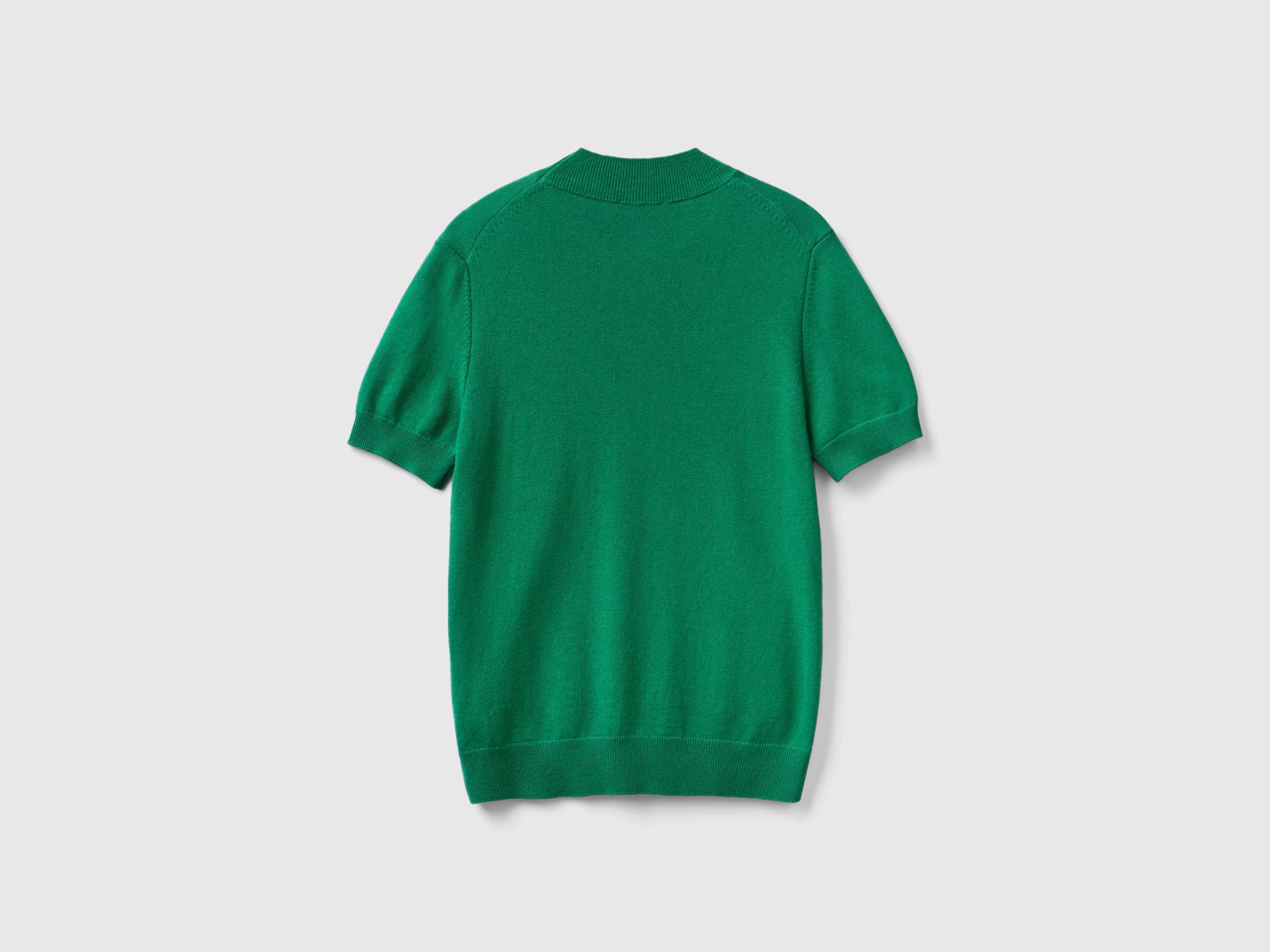 Maglia bosco a manica corta in misto cashmere - Image 2