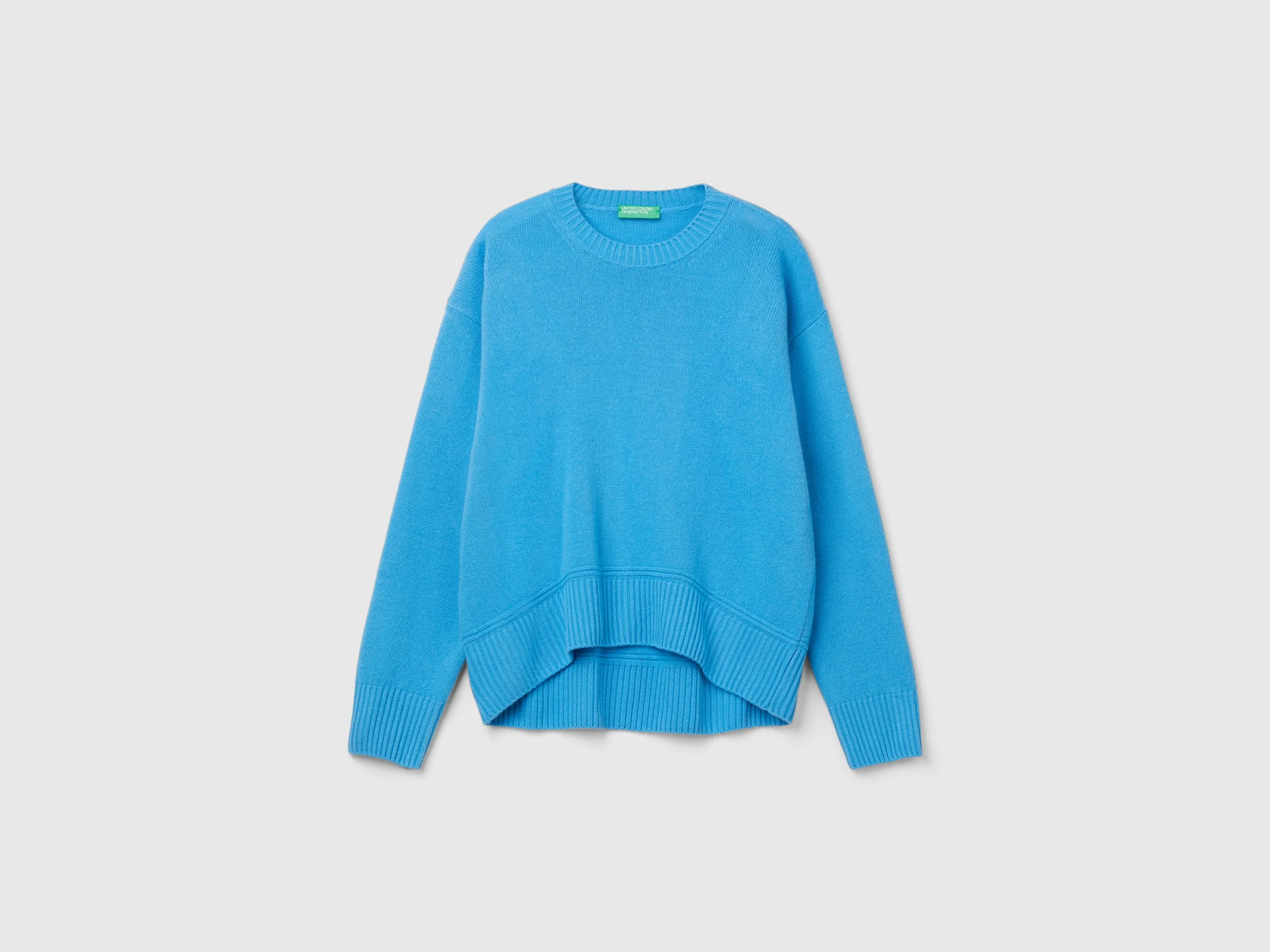 Maglia boxy fit in misto lana