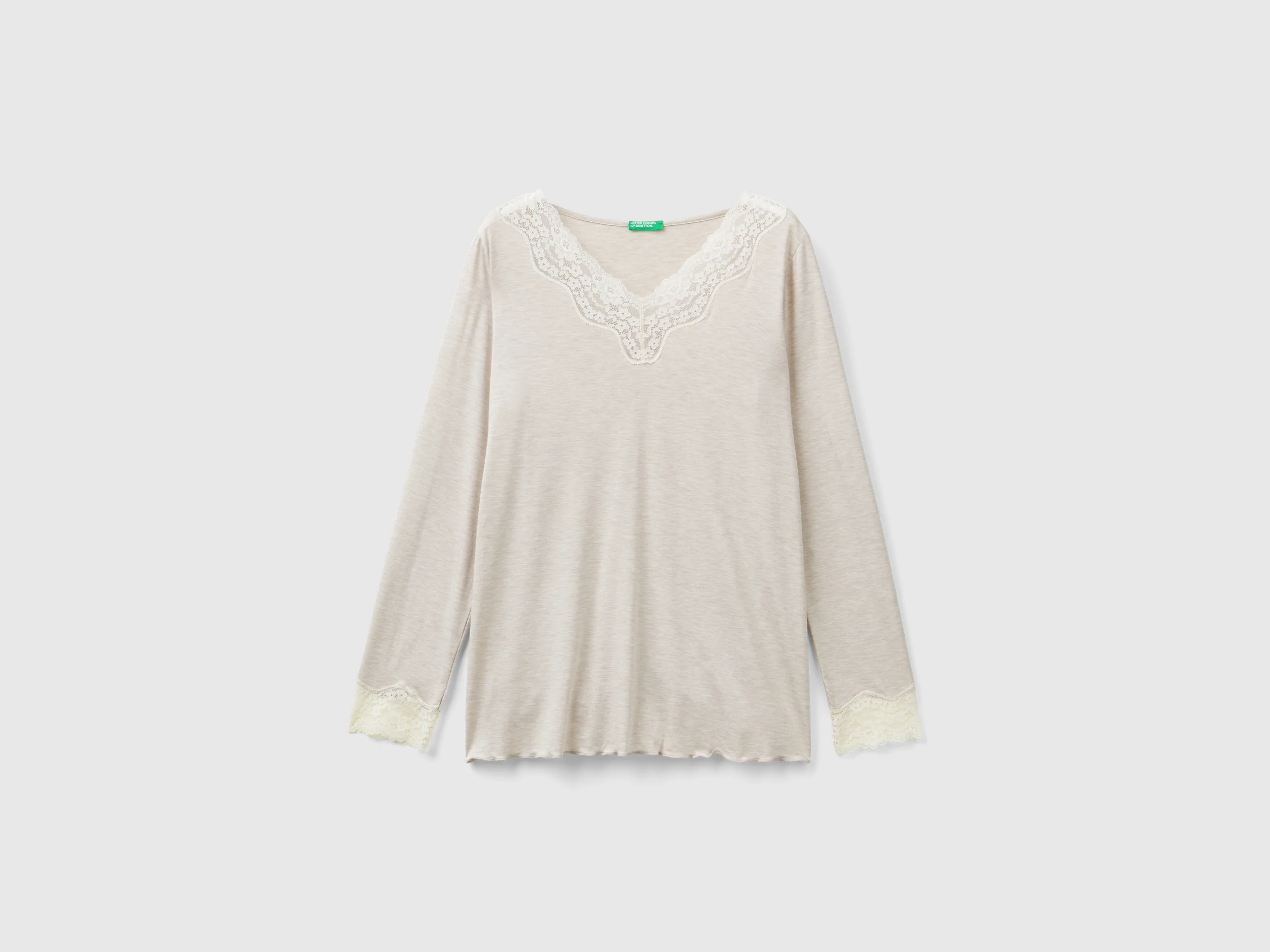 Maglia con dettaglio in pizzo