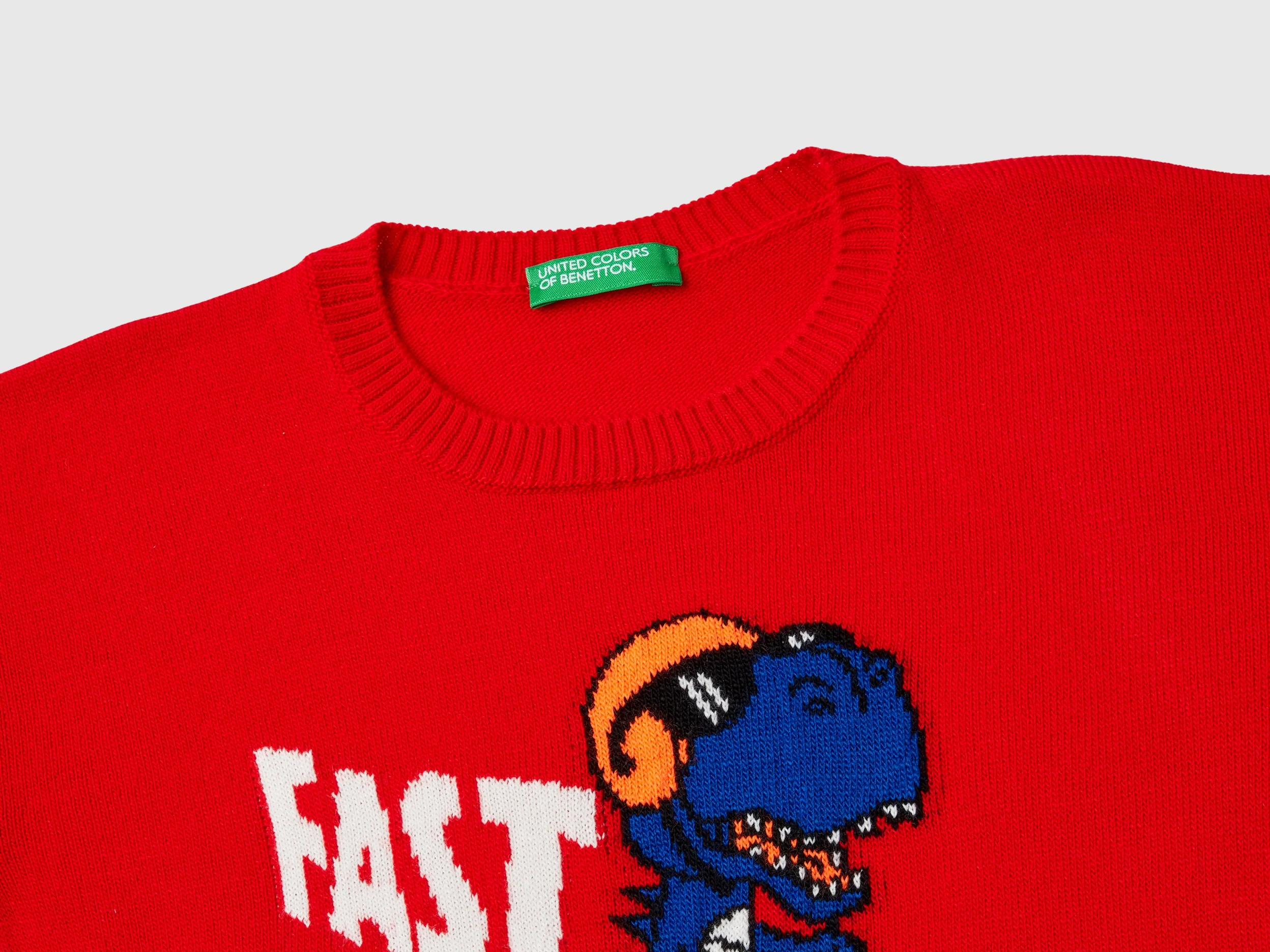 Maglia con intarsio dinosauro - Image 3