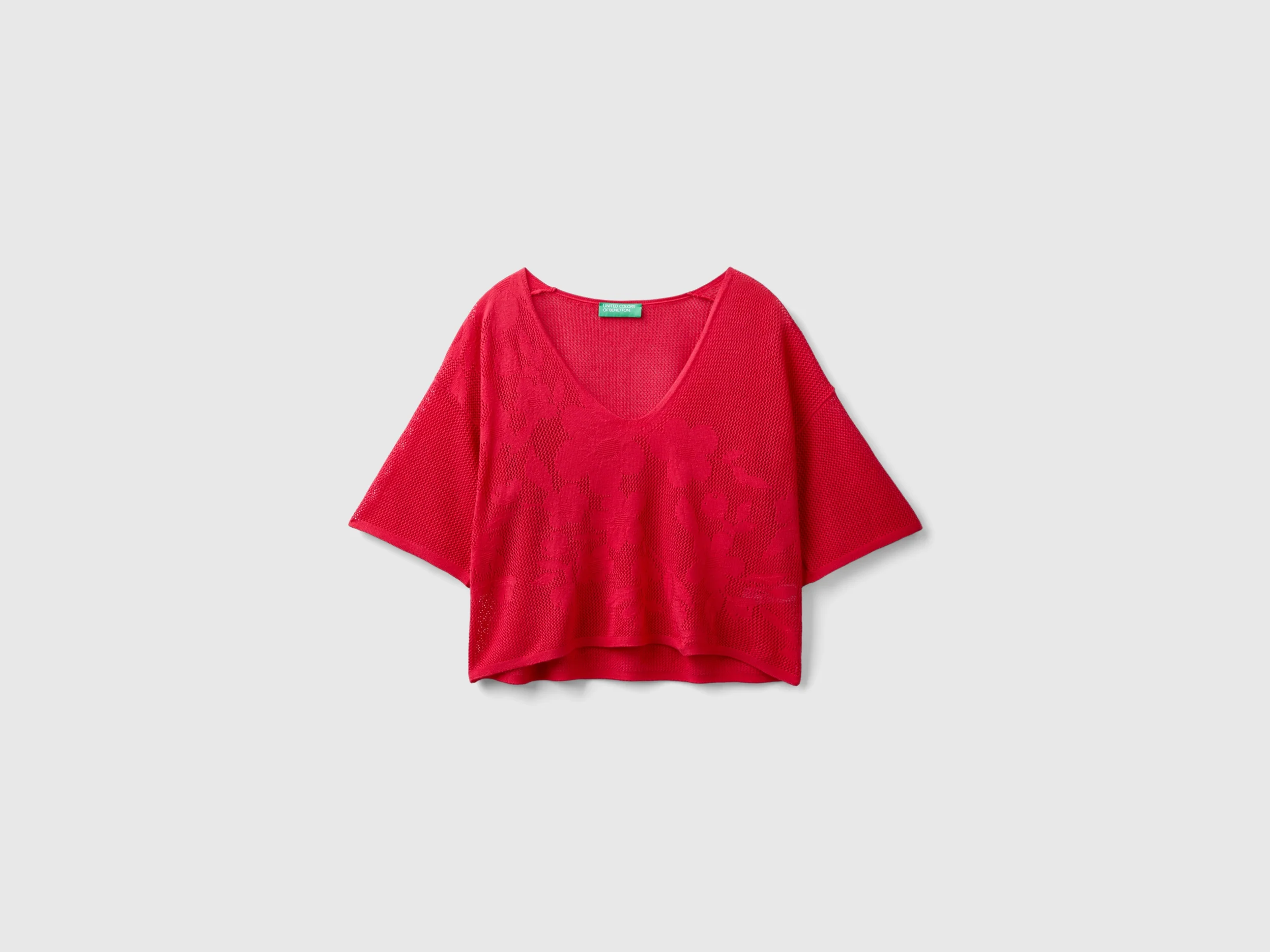 Maglia con motivo fiori