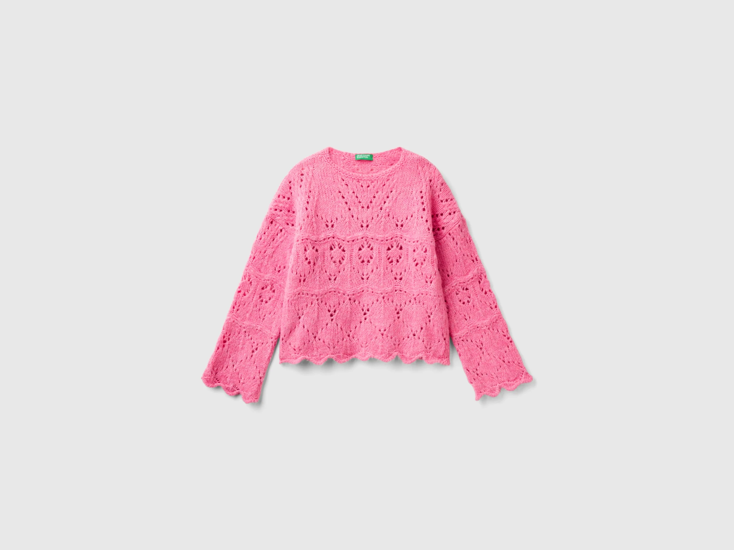Maglia effetto pizzo