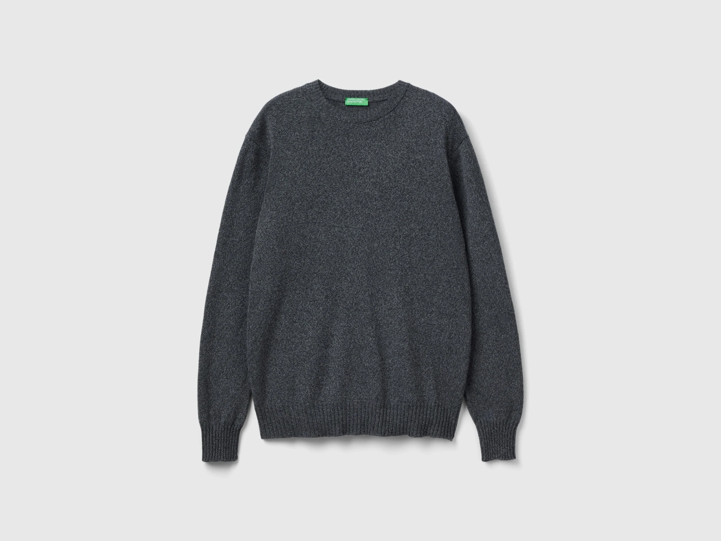Maglia girocollo in misto lana e cashmere