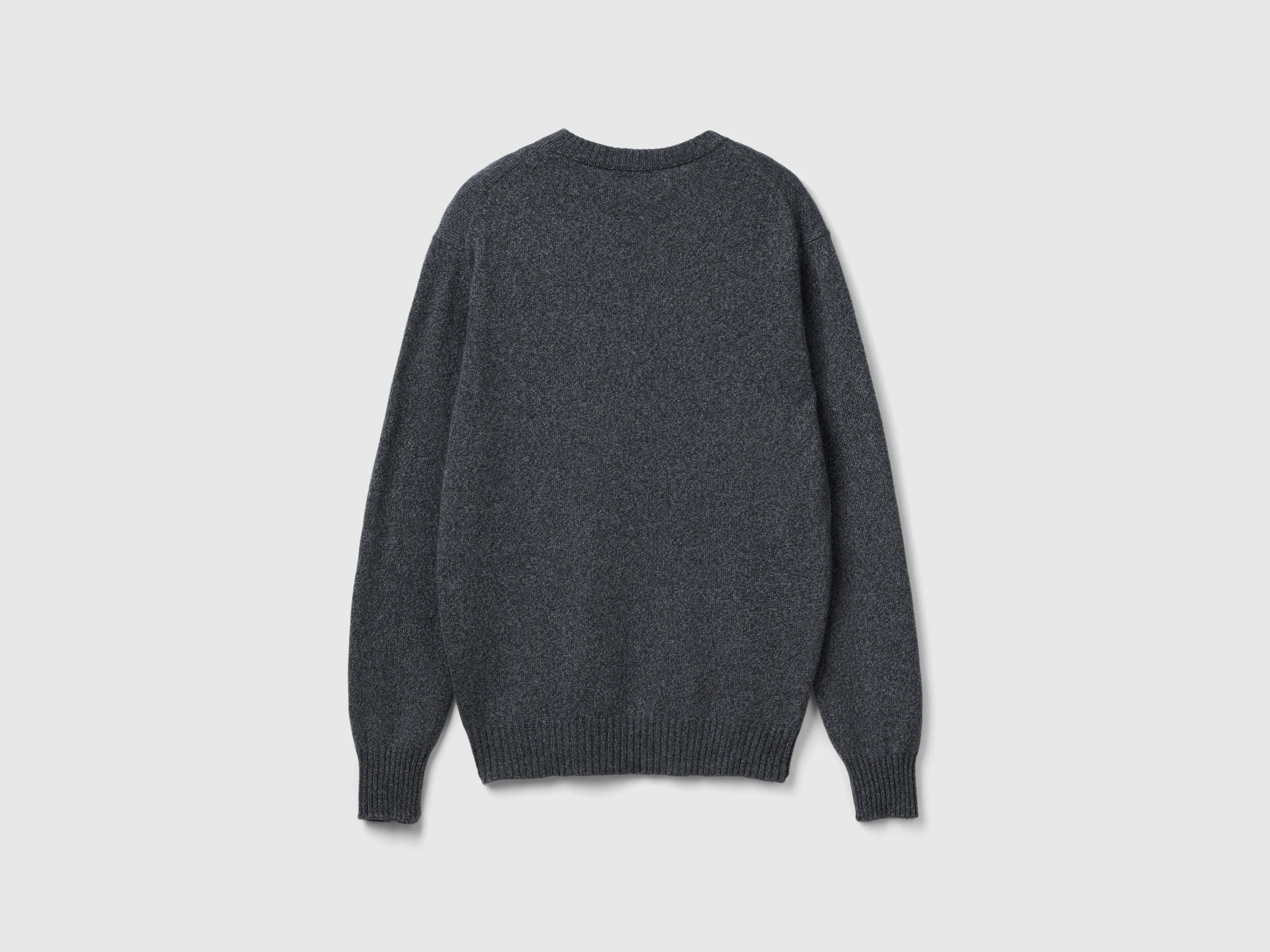 Maglia girocollo in misto lana e cashmere - Image 2