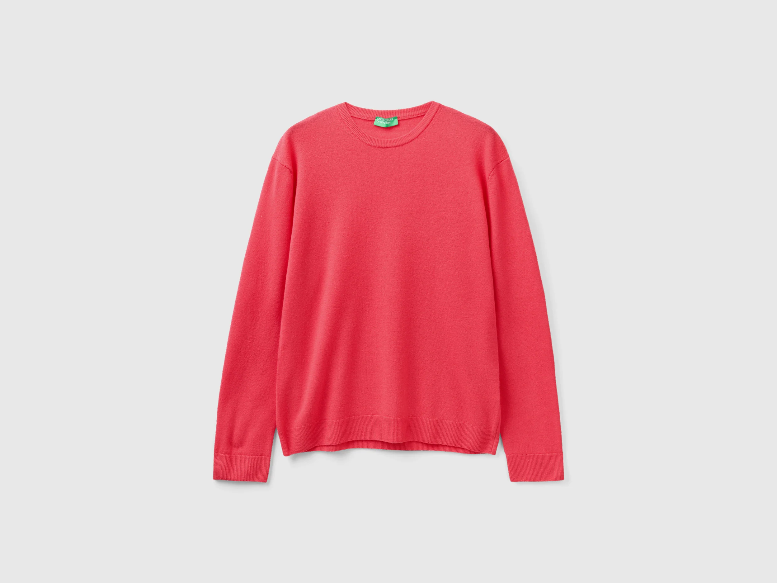 Maglia girocollo in pura lana Merino