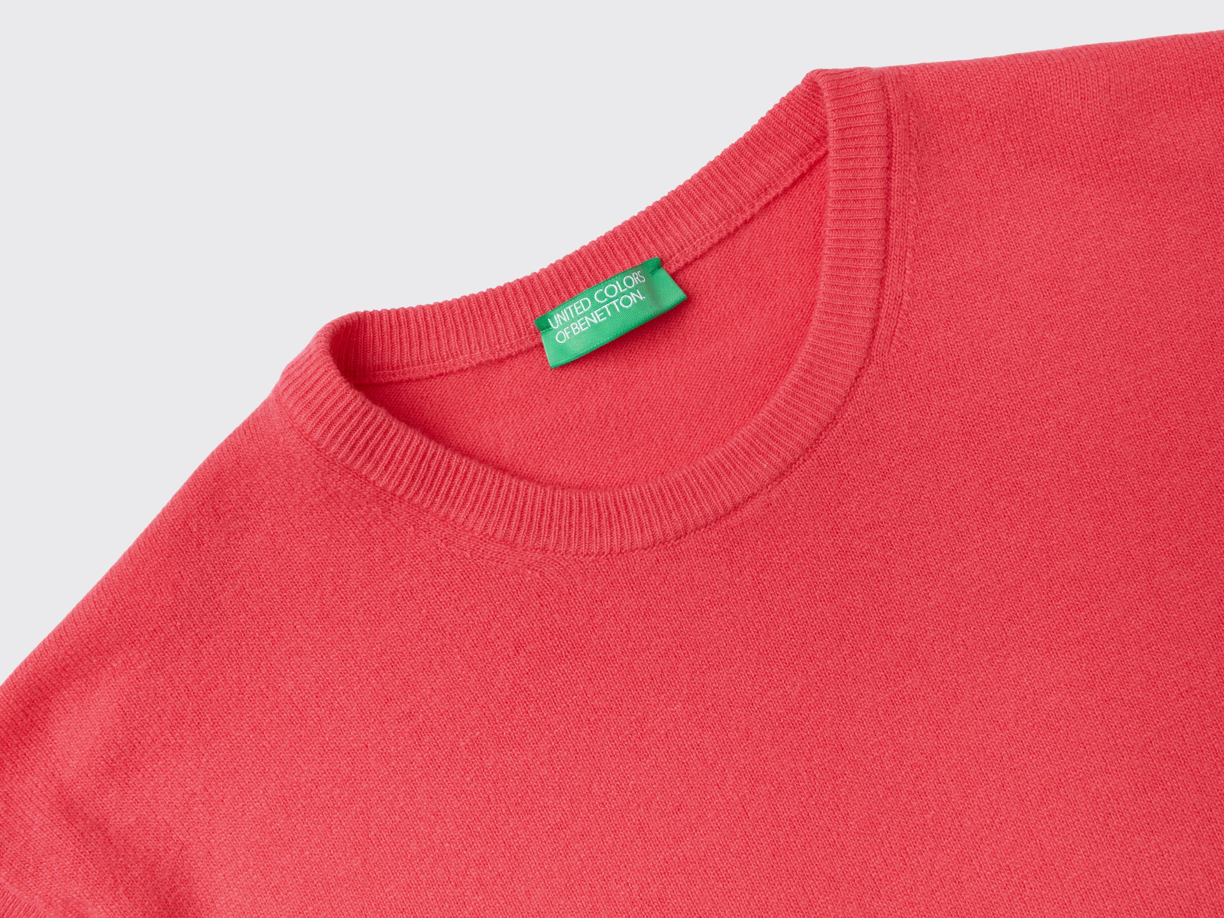 Maglia girocollo in pura lana Merino - Image 3