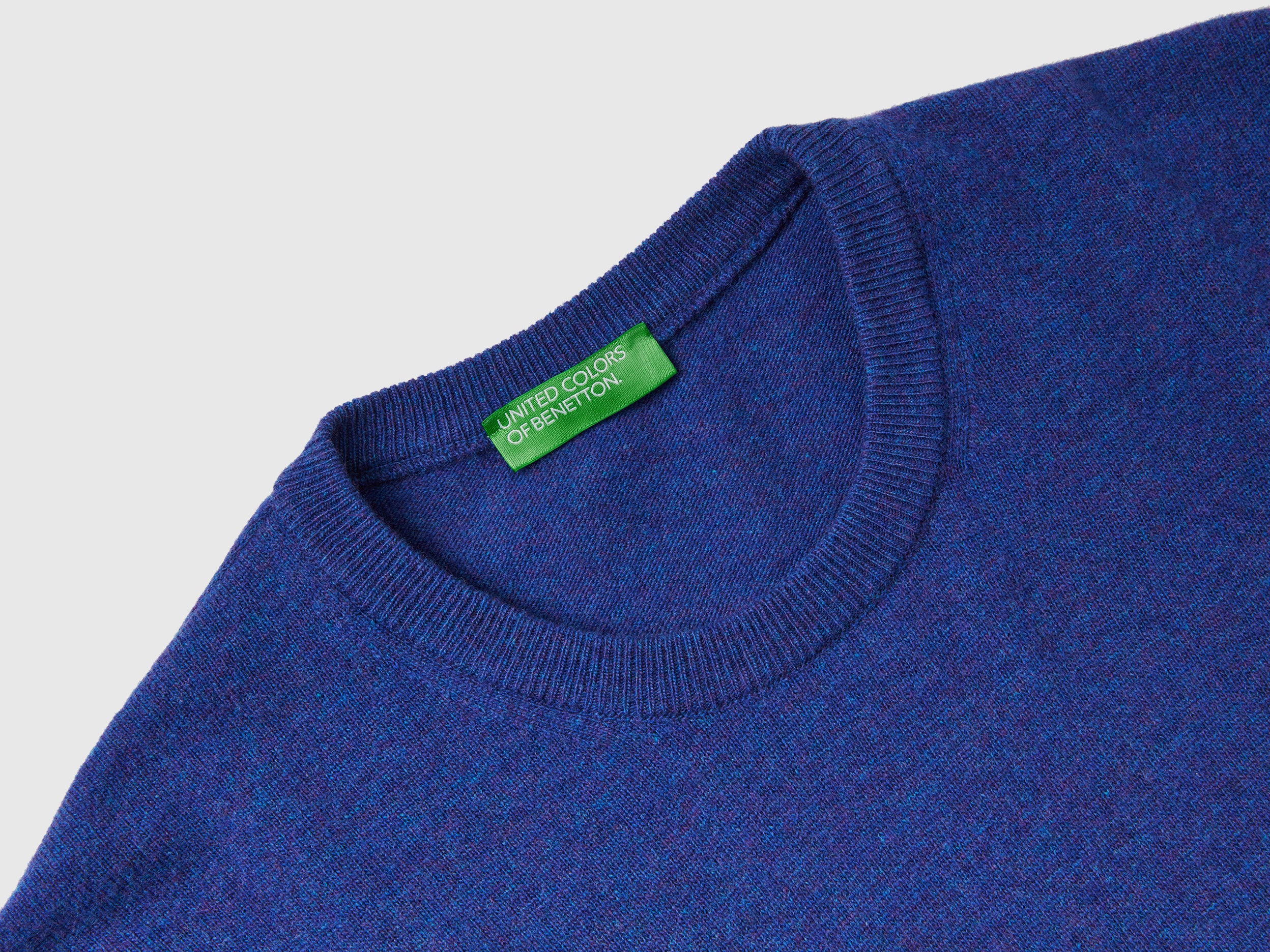 Maglia girocolloette in pura lana Merino - Image 3
