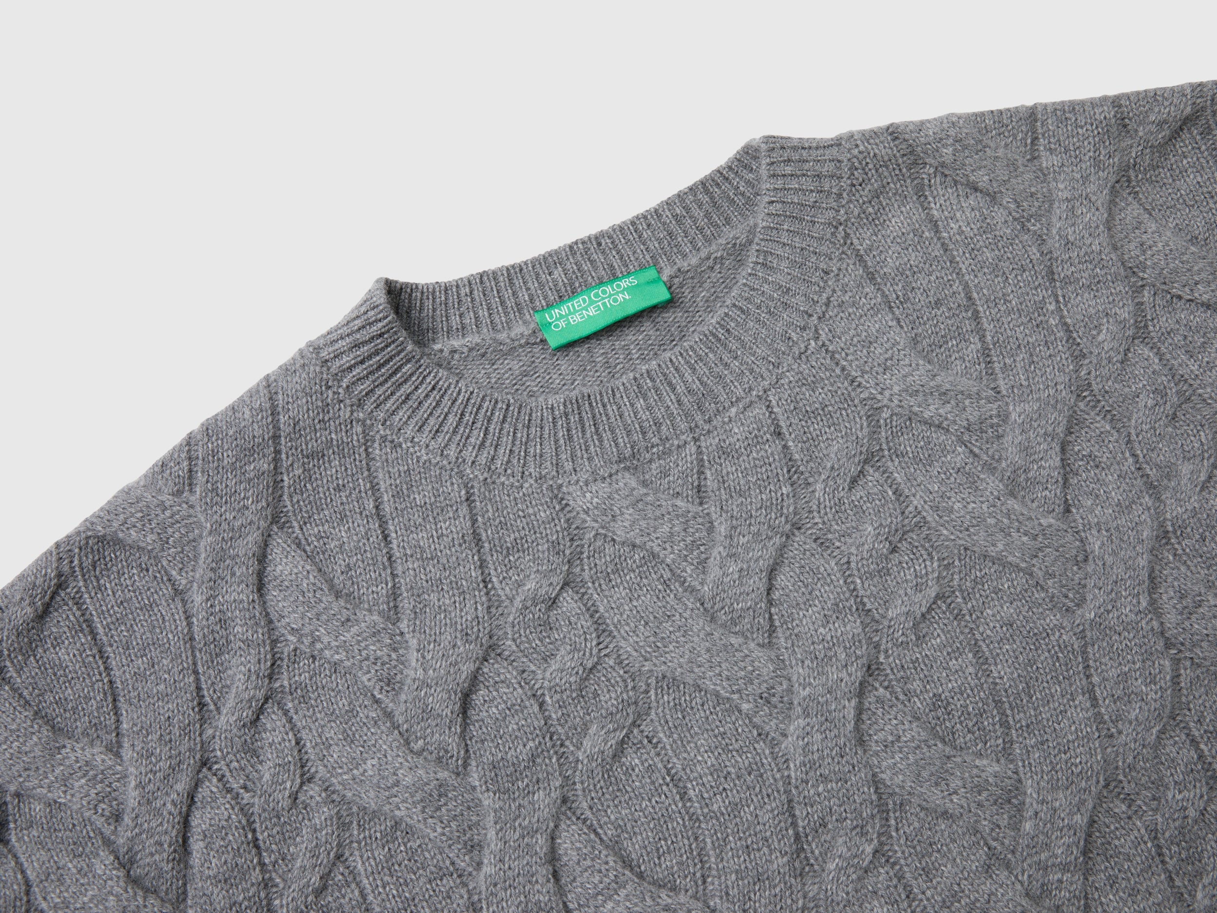 Maglia lavorata in puro cashmere - Image 3