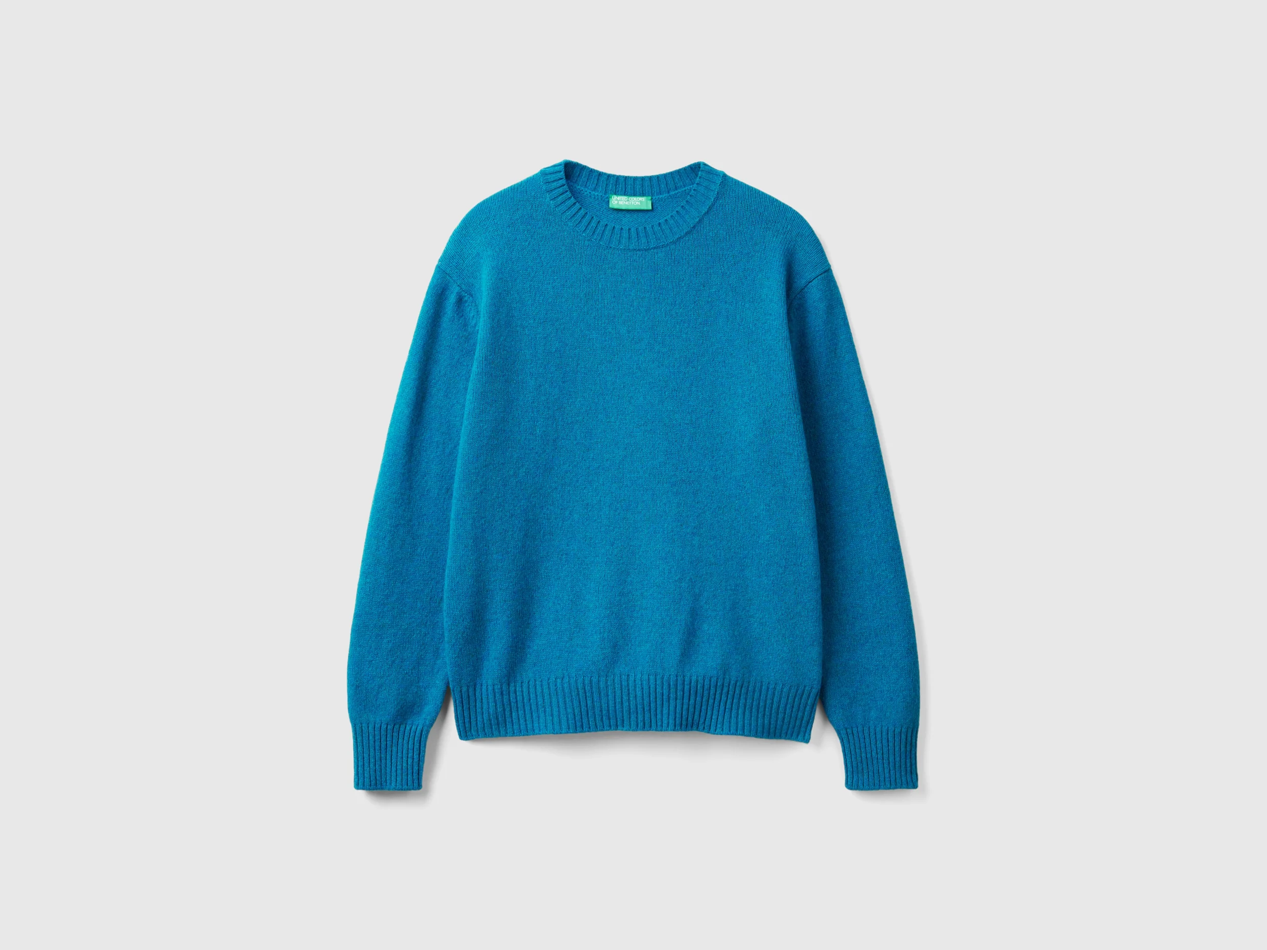 Maglia relaxed fit in pura lana Shetland