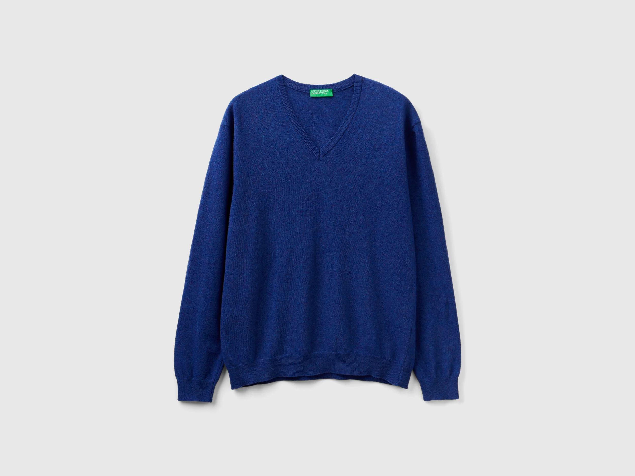 Maglia scollo a V in pura lana Merino