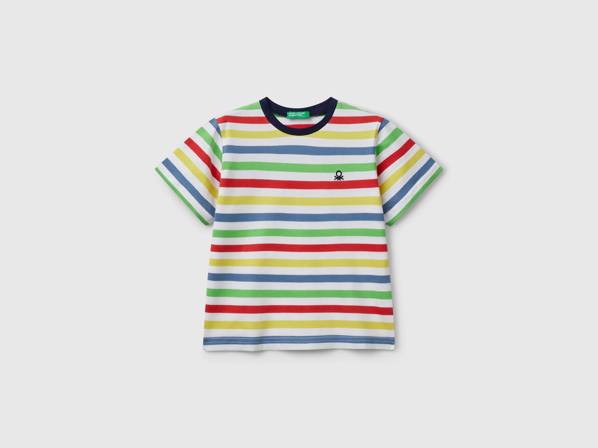 Maglietta a righe 100% cotone