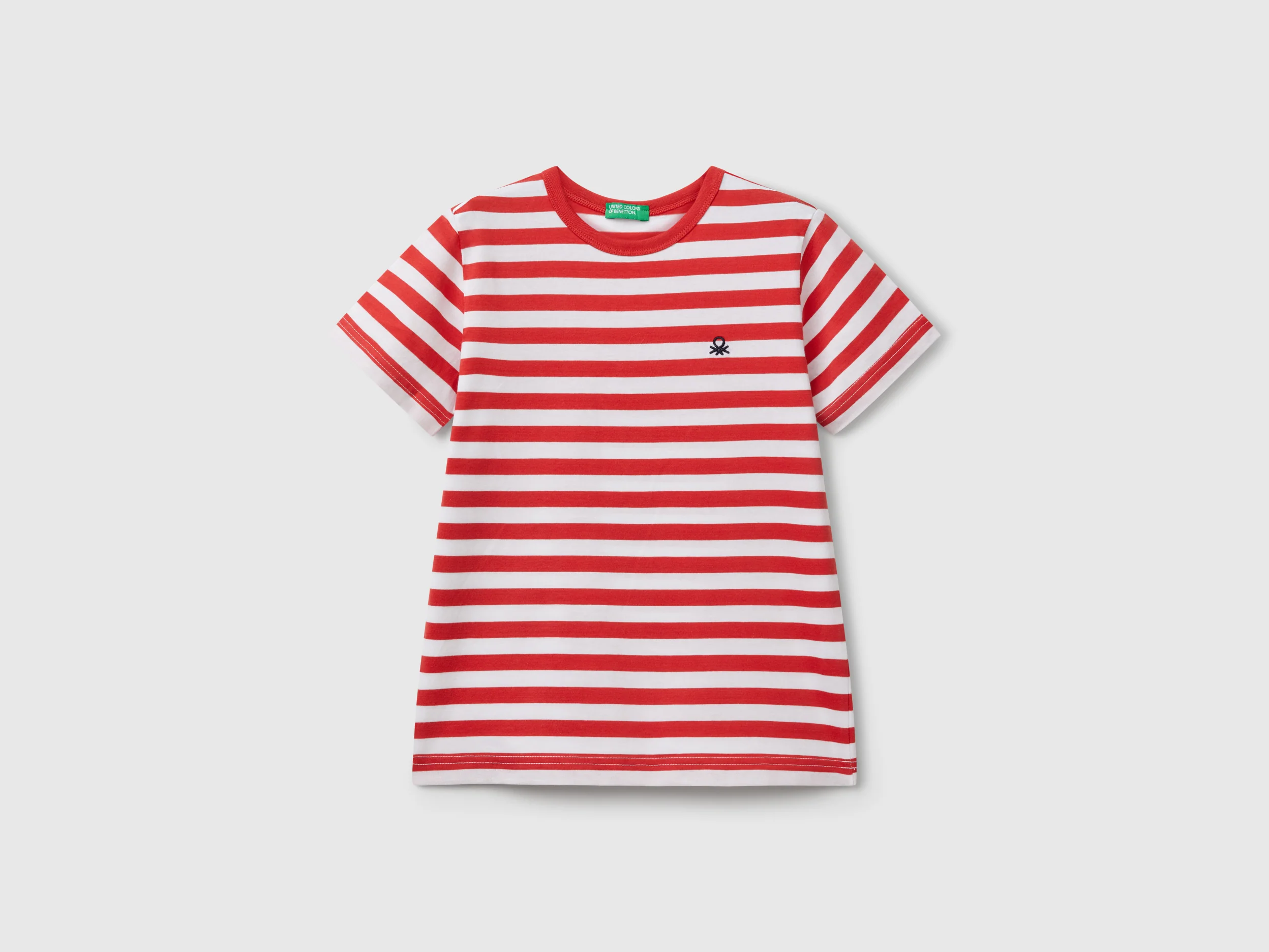 Maglietta a righe 100% cotone