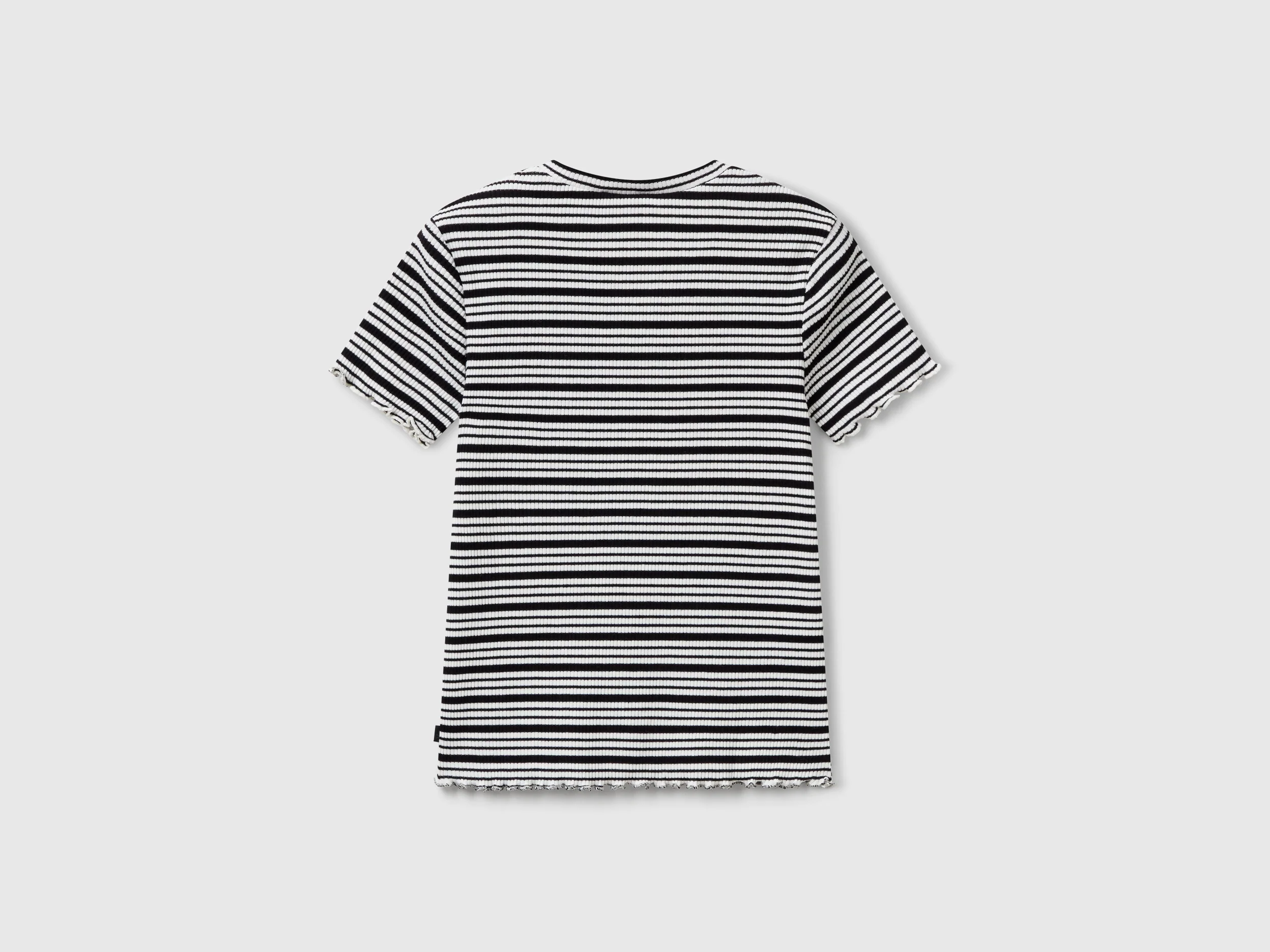 Maglietta a righe in cotone stretch - Image 2
