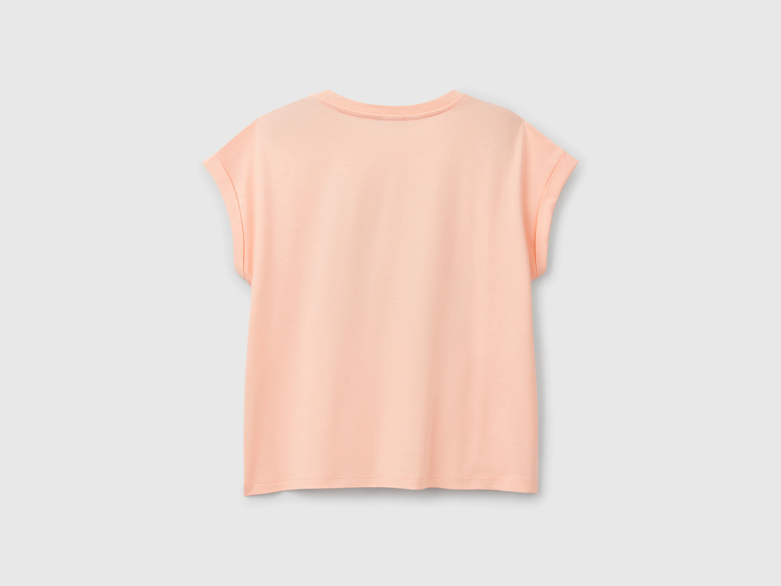 Maglietta boxy fit con stampa e glitter - Image 2