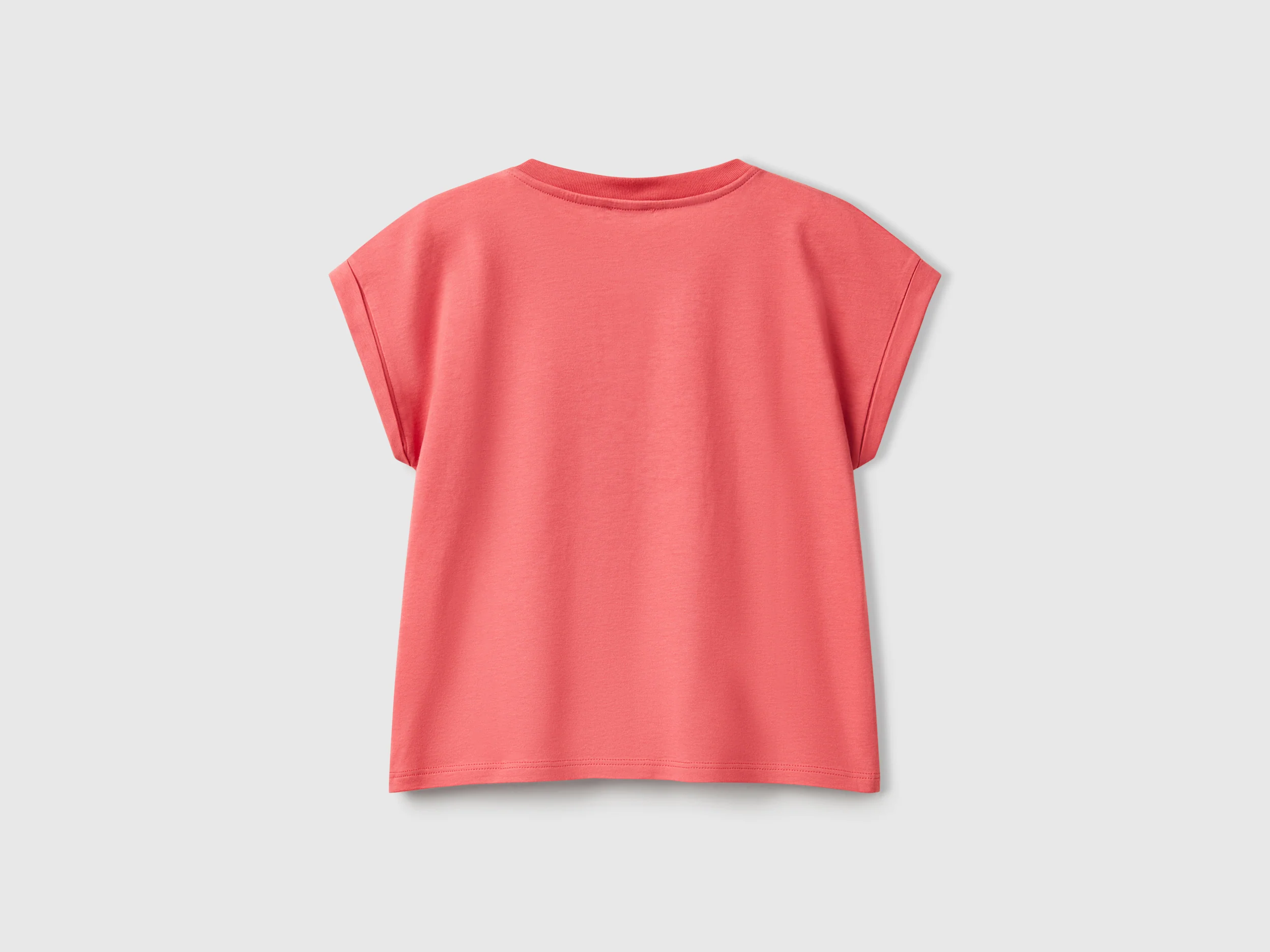 Maglietta boxy fit con stampa e glitter - Image 2