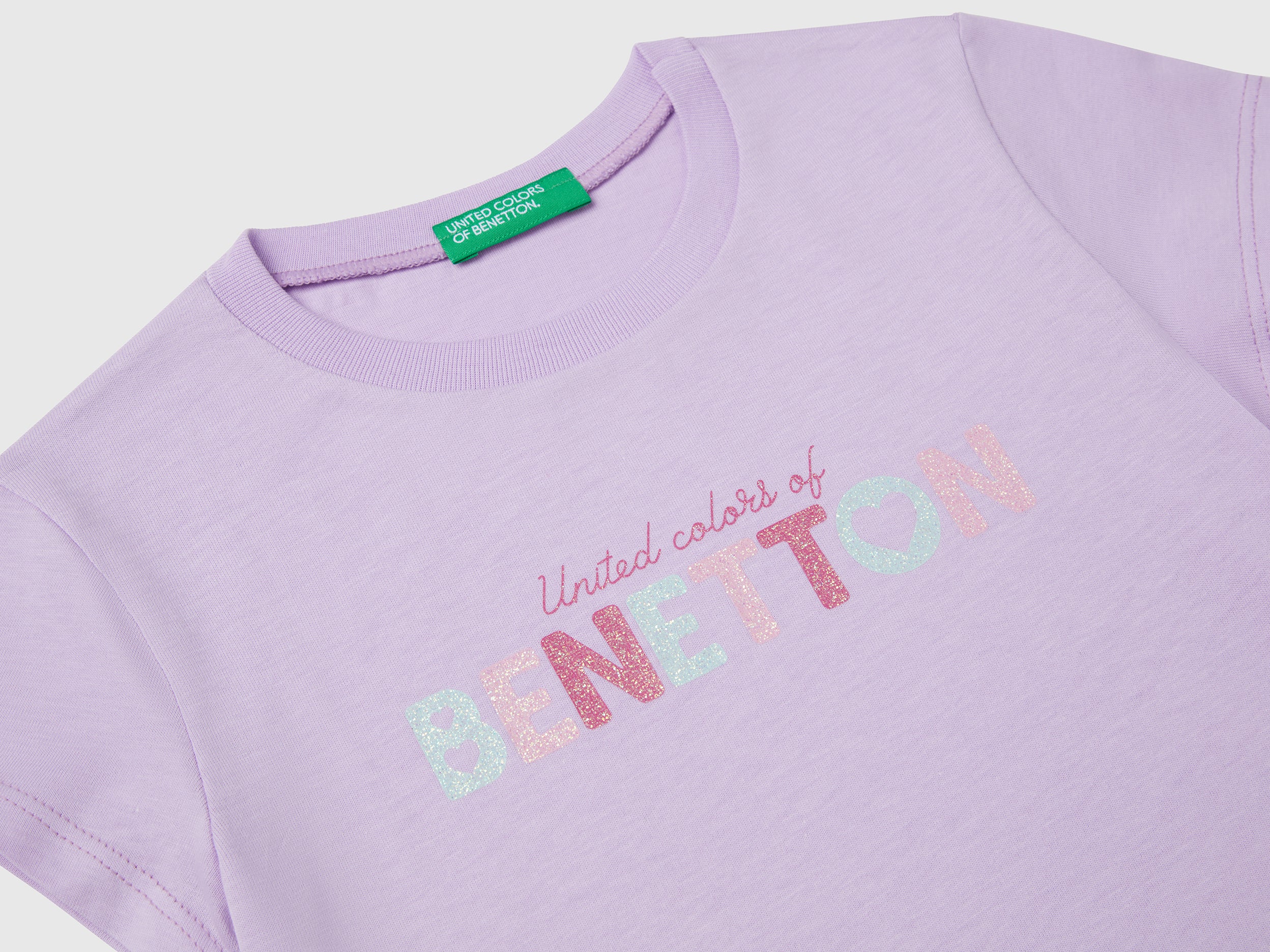 Maglietta con stampa glitter - Image 3