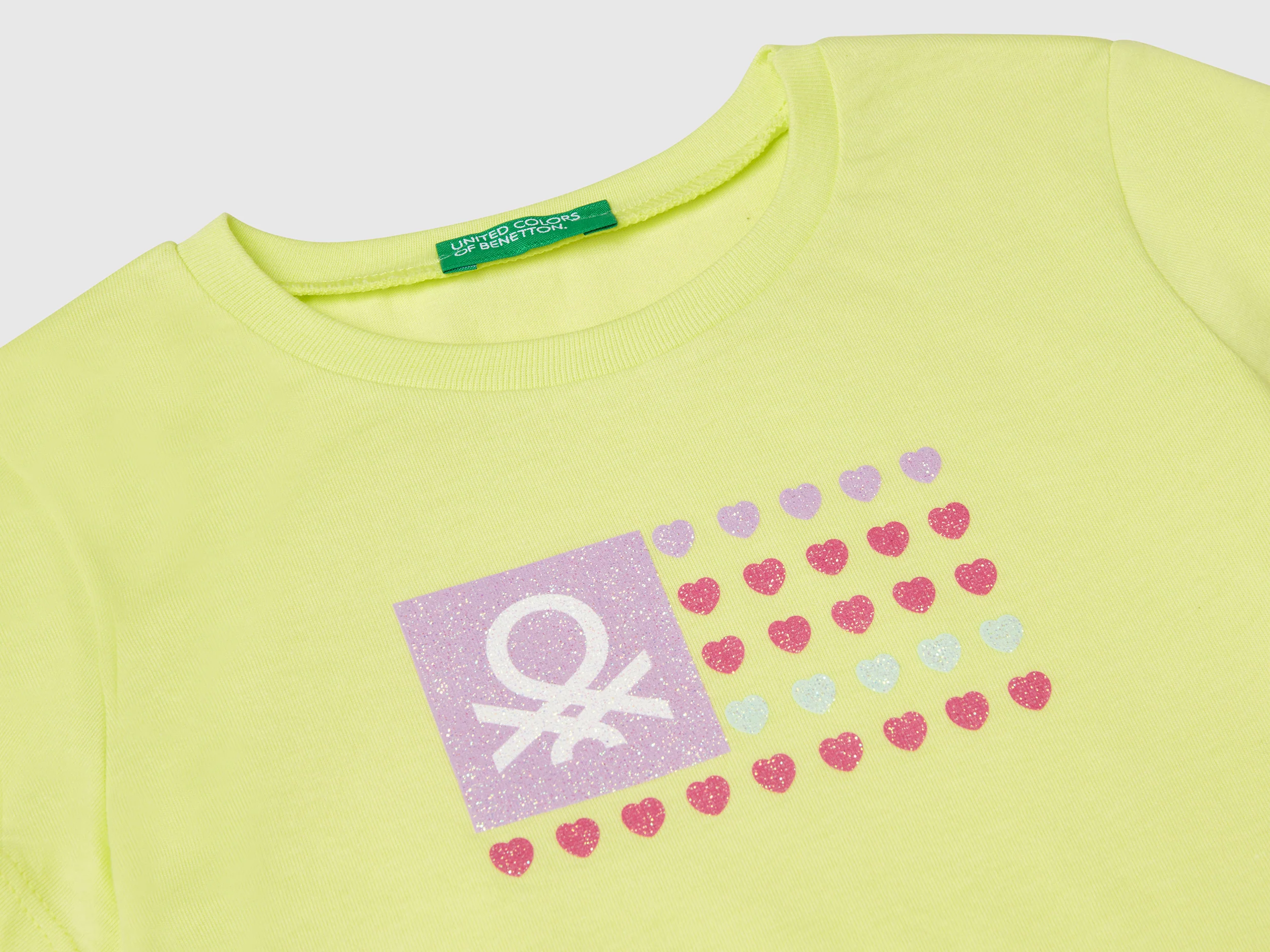 Maglietta con stampa glitter - Image 3