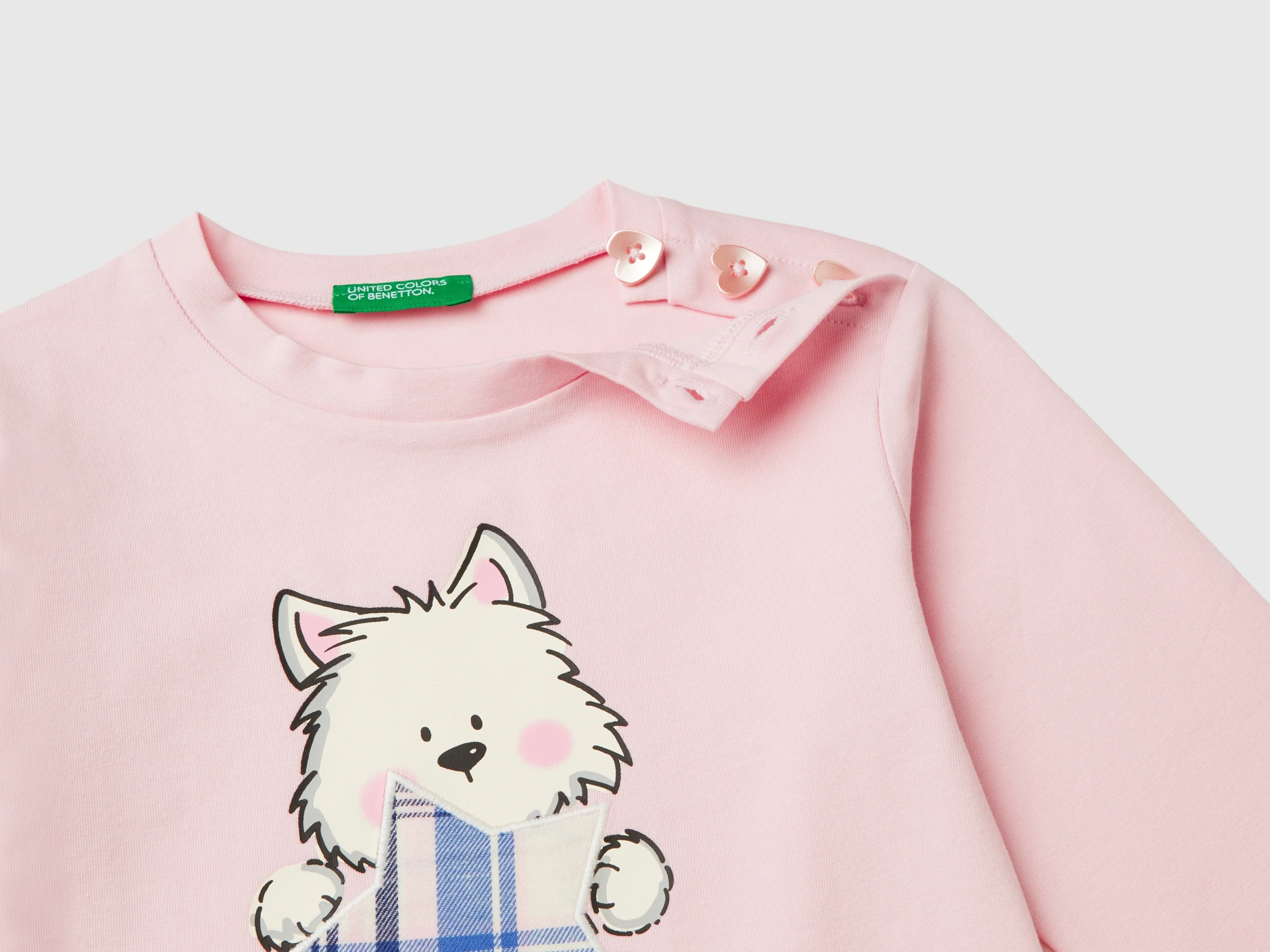 Maglietta con stampa in cotone stretch - Image 3