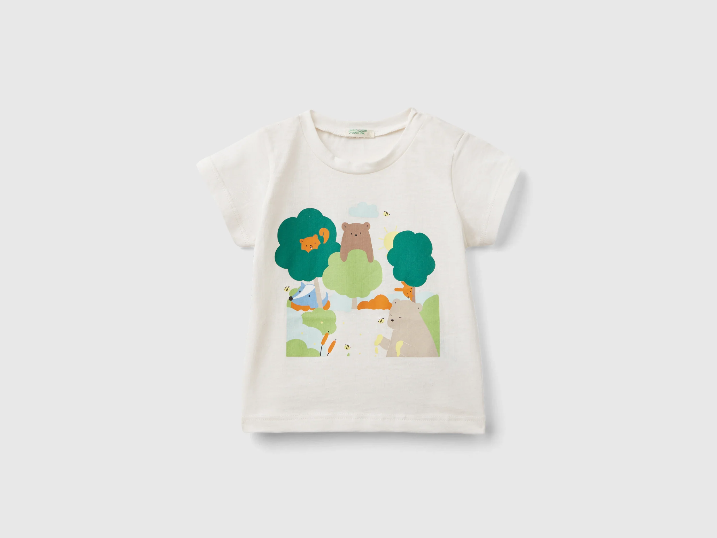 Maglietta in cotone bio con stampa
