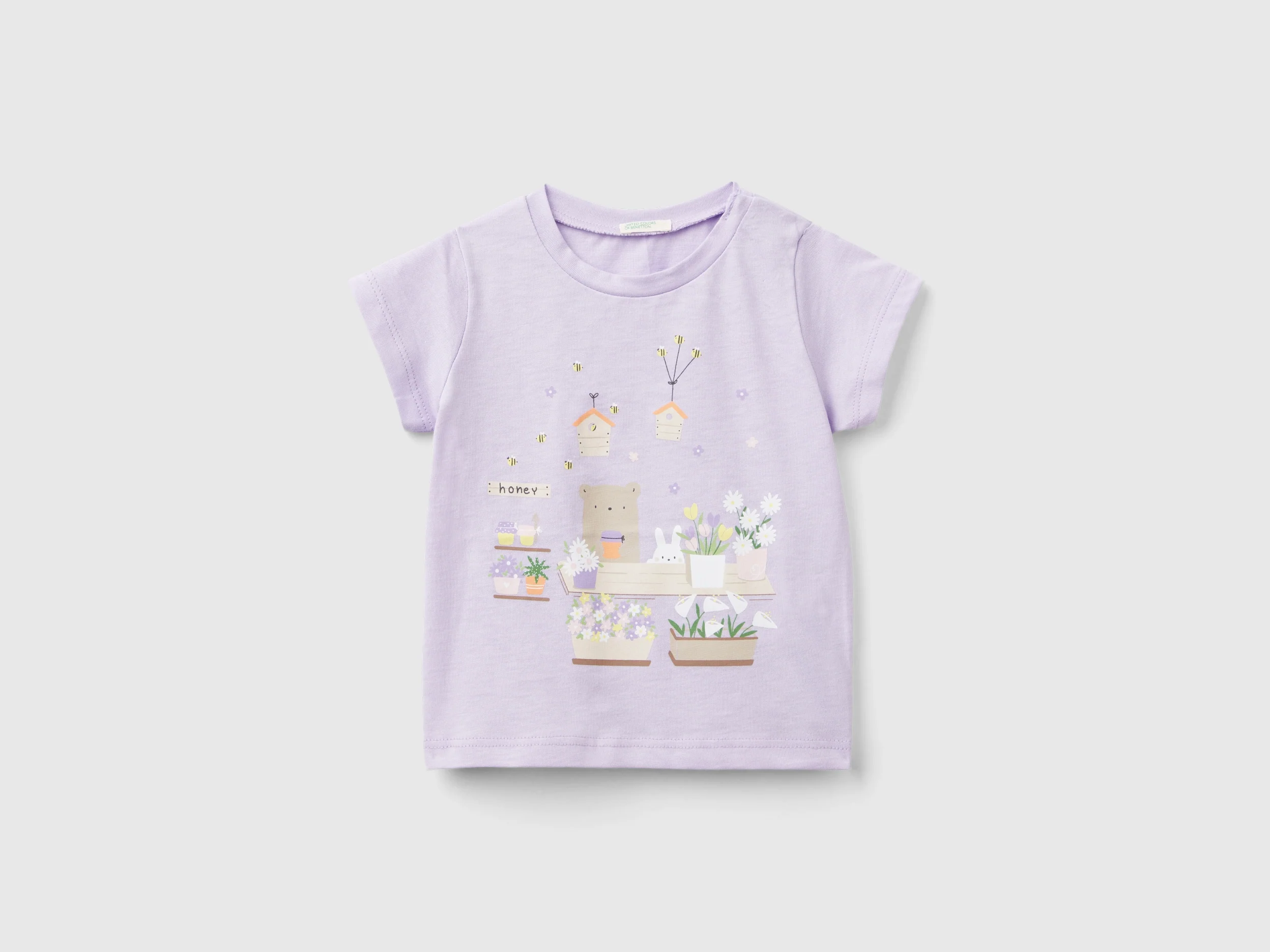 Maglietta in cotone bio con stampa