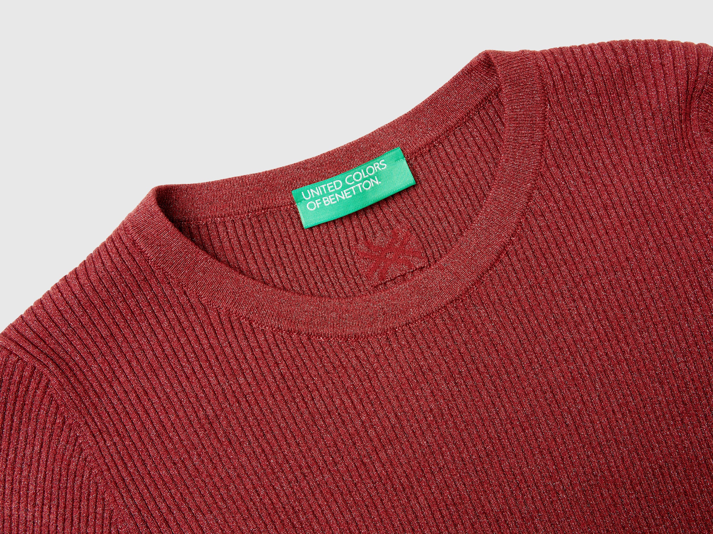 Maglioncino a costine con lurex - Image 3