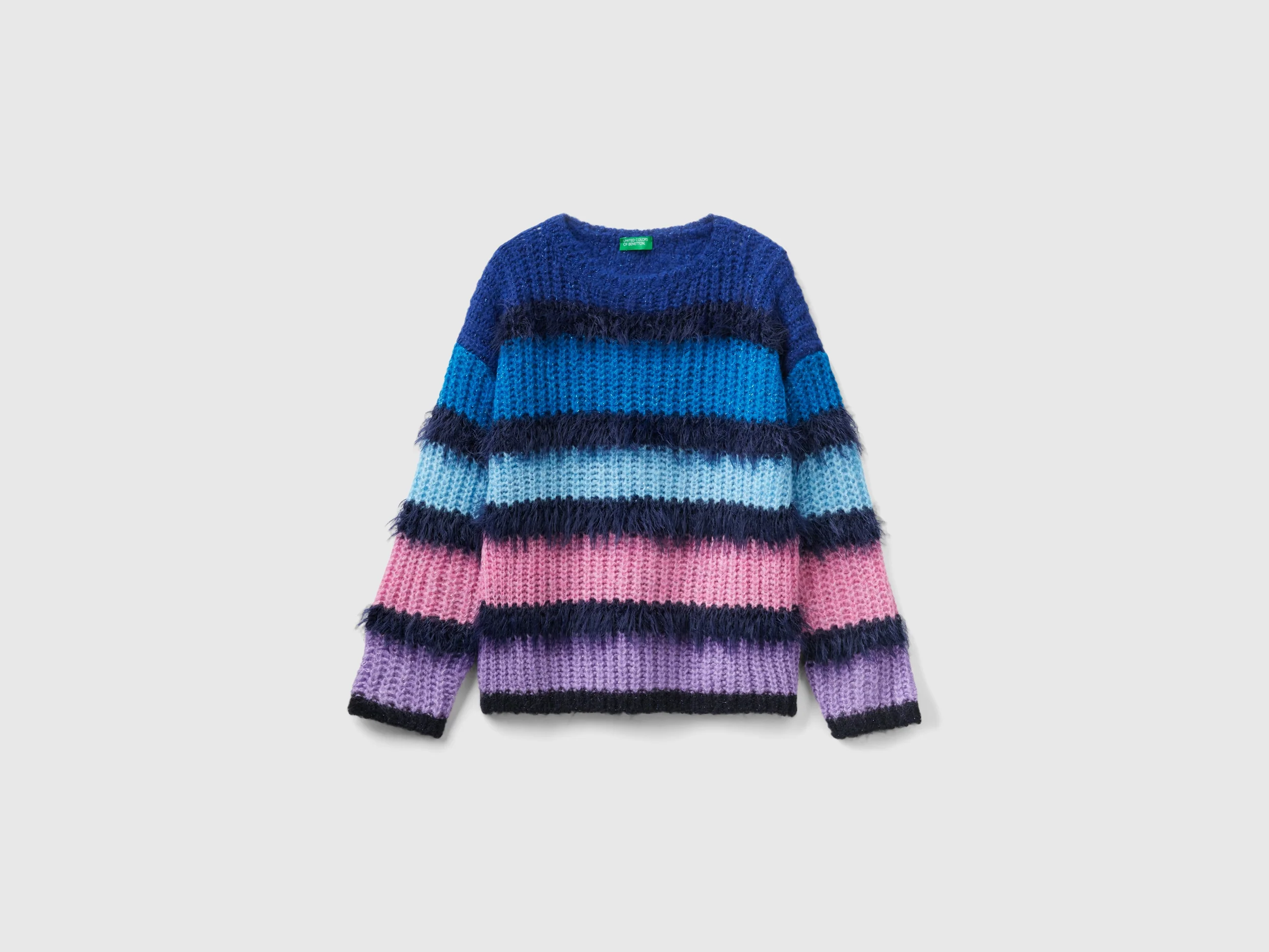 Maglioncino a righe con lurex