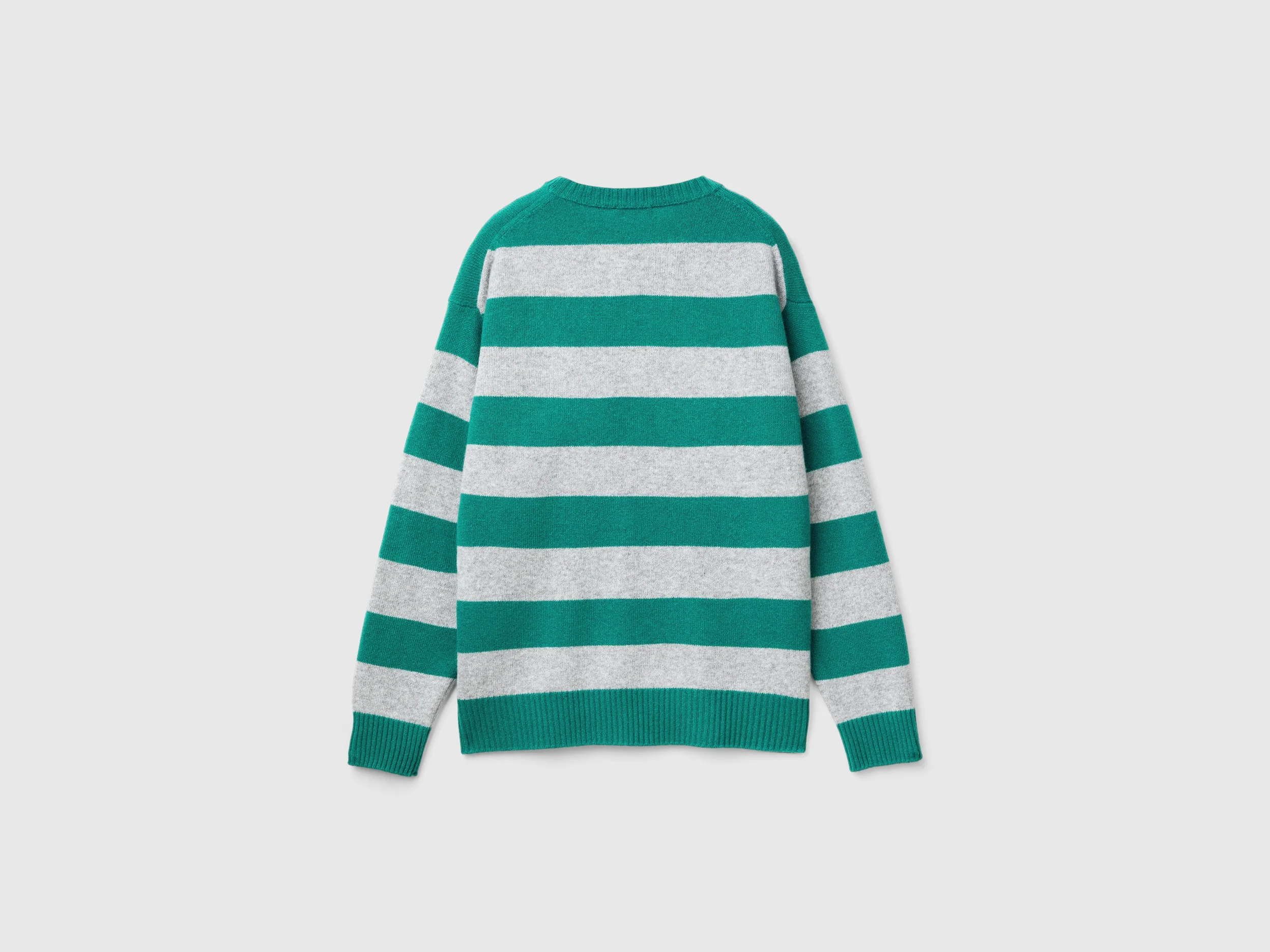 Maglione a righe in misto lana - Image 2
