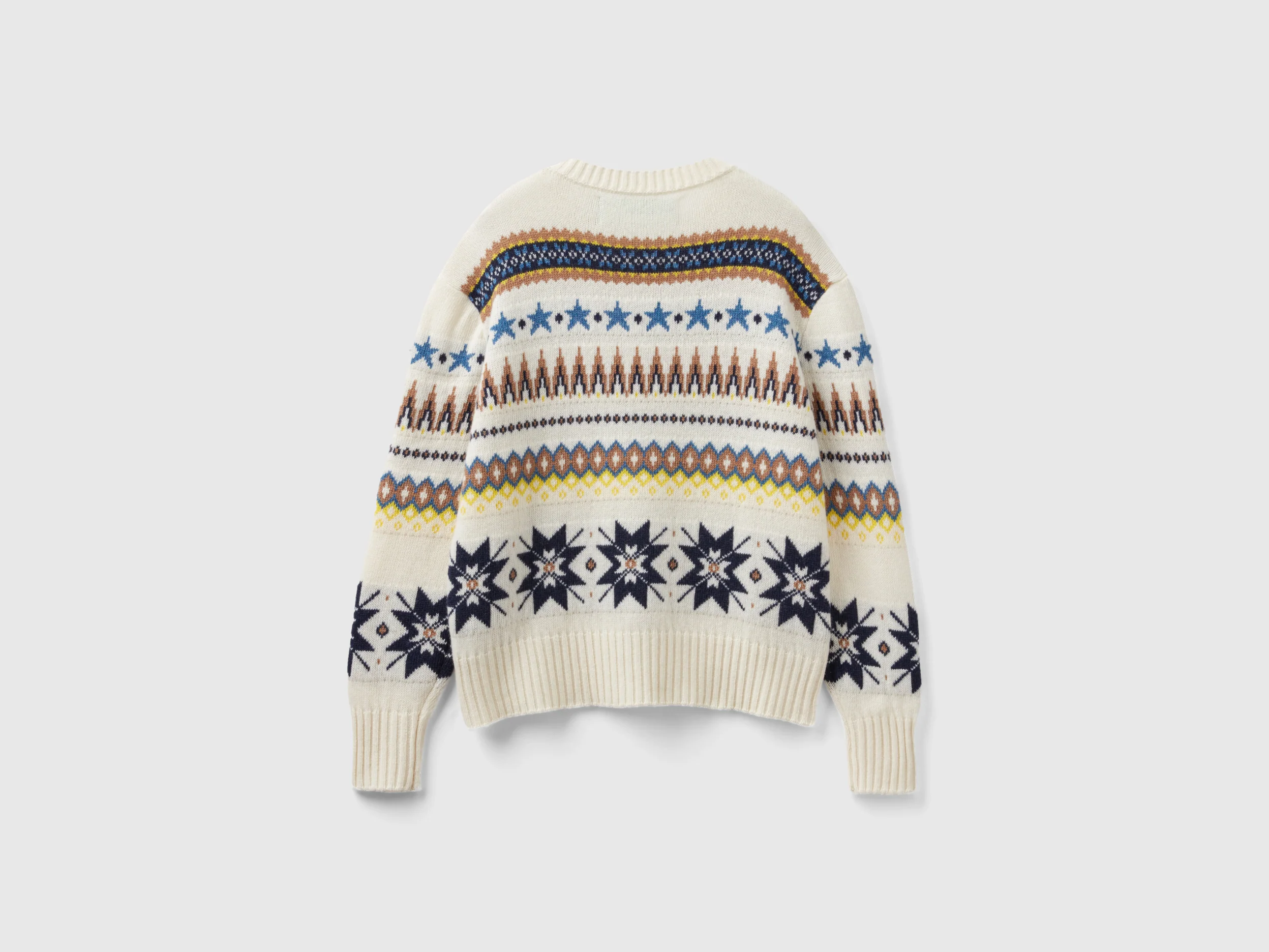 Maglione boxy fit con motivi geometrici - Image 2