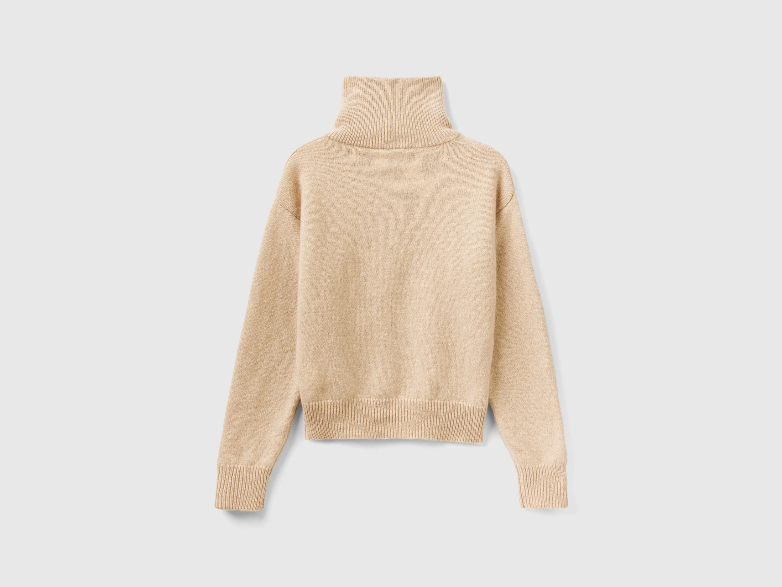 Maglione collo alto in pura lana Shetland - Image 2