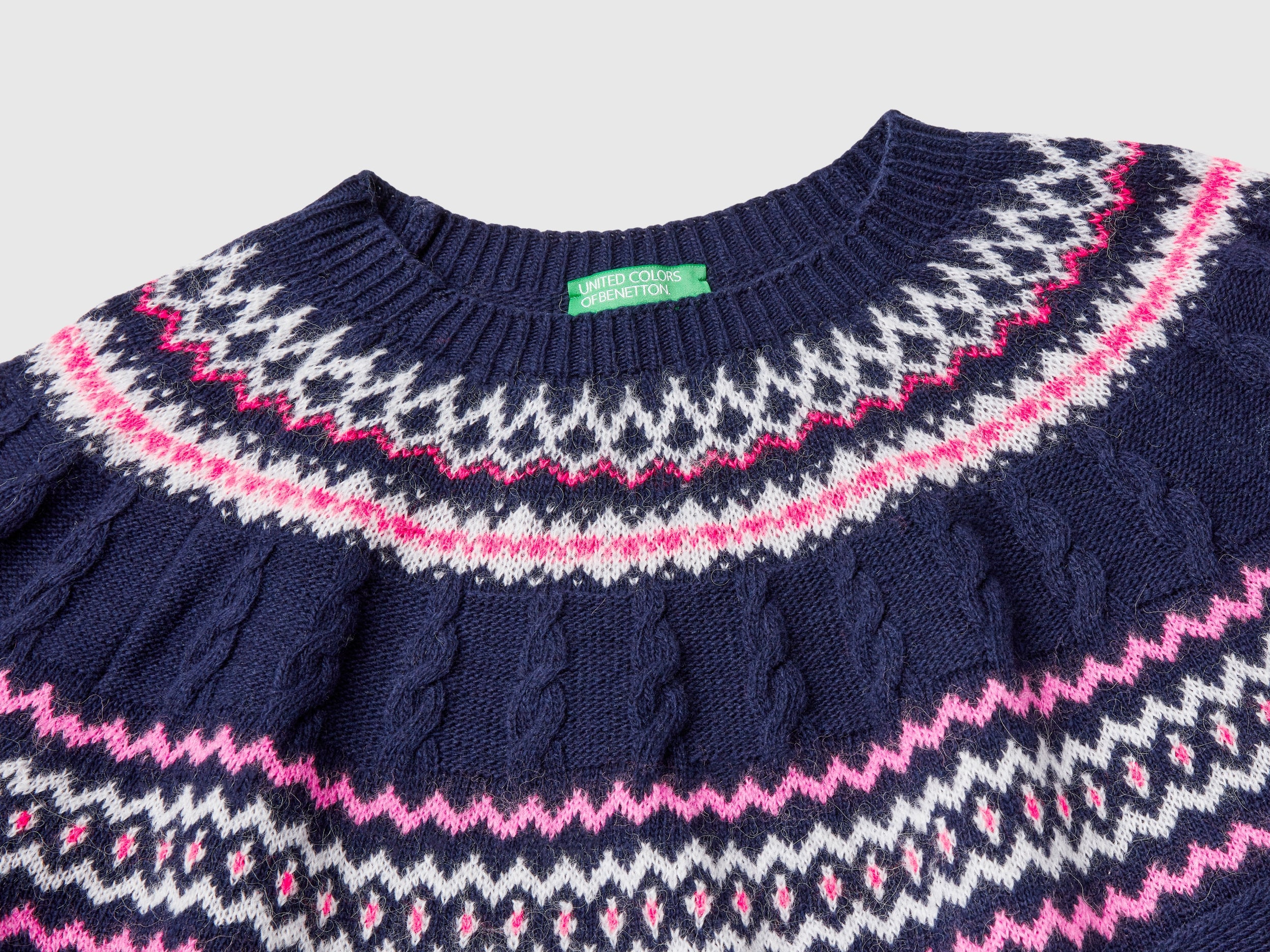 Maglione jacquard in misto lana - Image 3