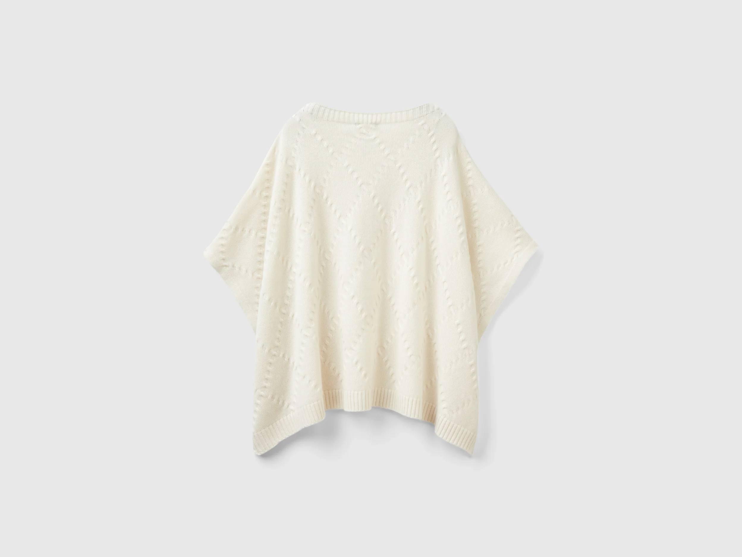 Mantella a losanghe in puro cashmere - Image 2