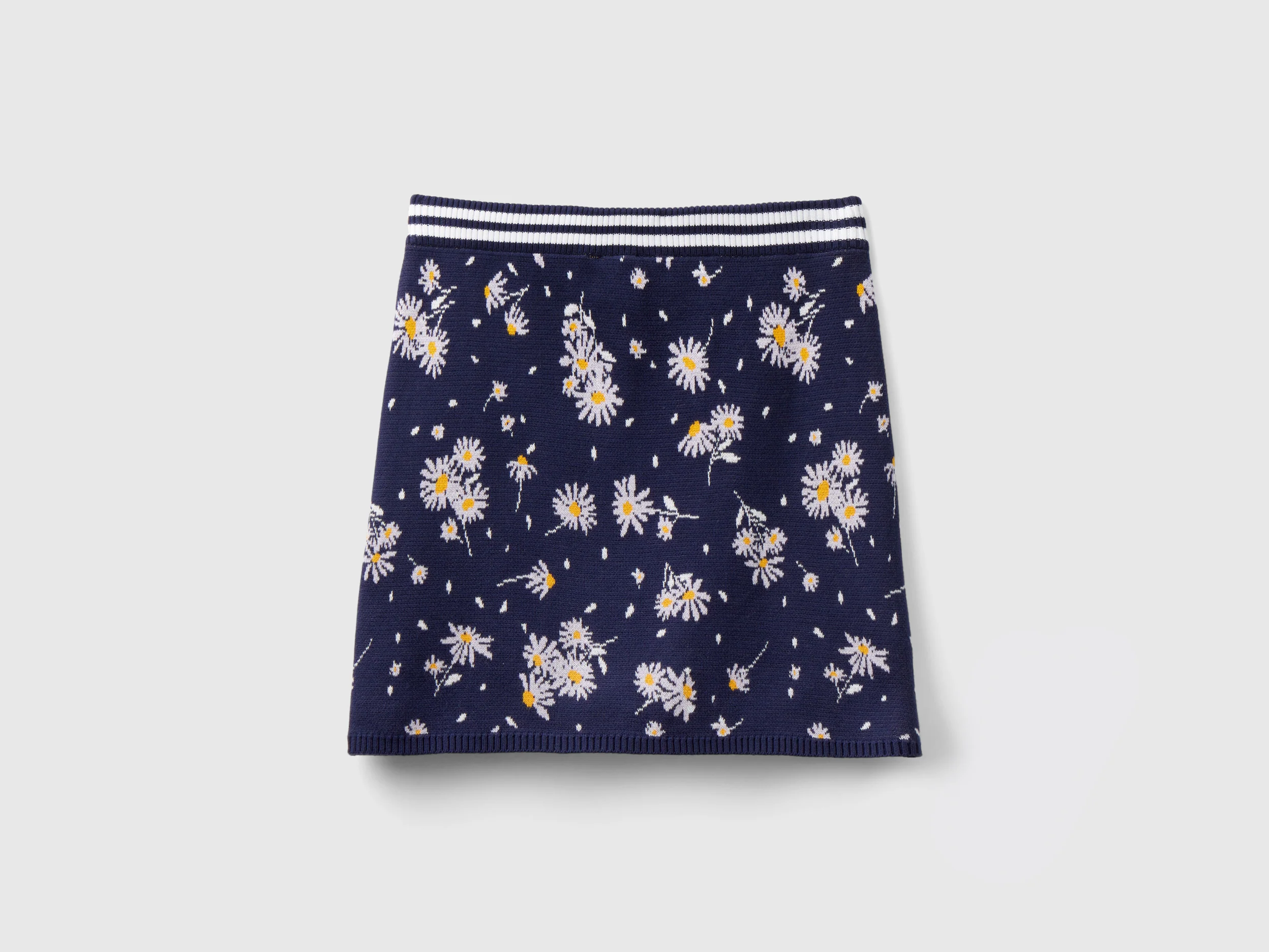 Minigonna in maglia a fiori - Image 2