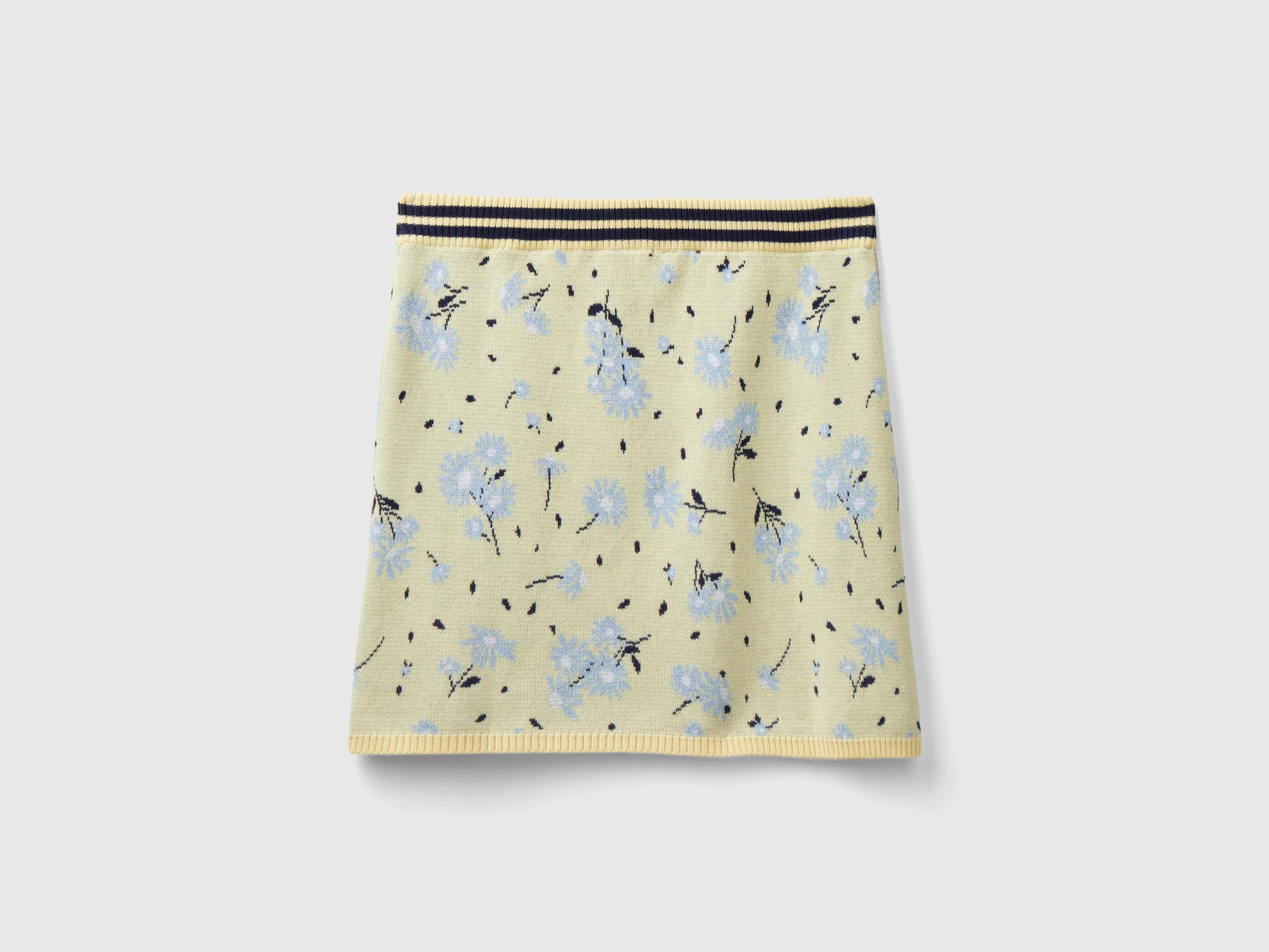Minigonna in maglia a fiori - Image 2