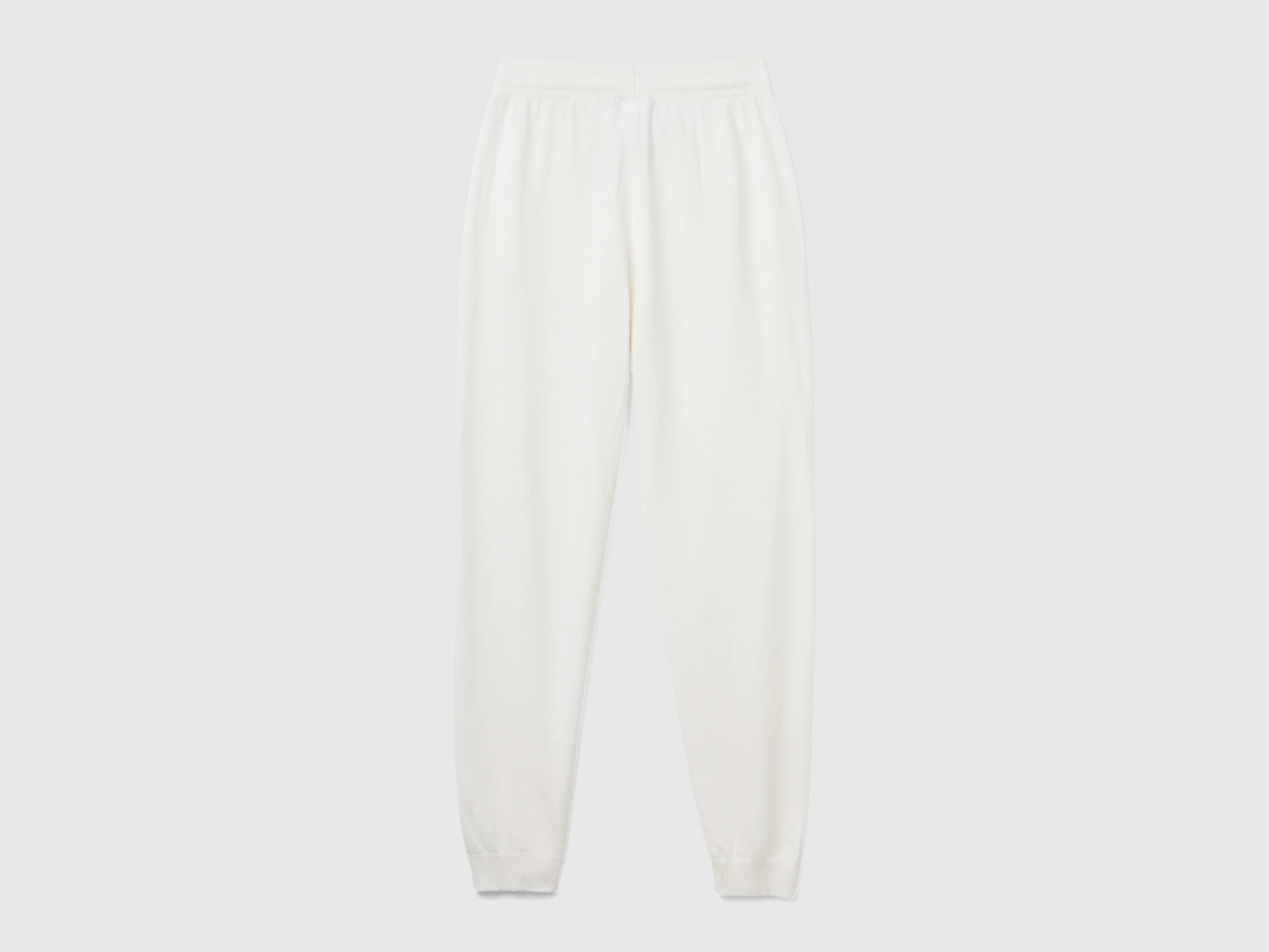 Pantalone sportivo panna misto cashmere - Image 2