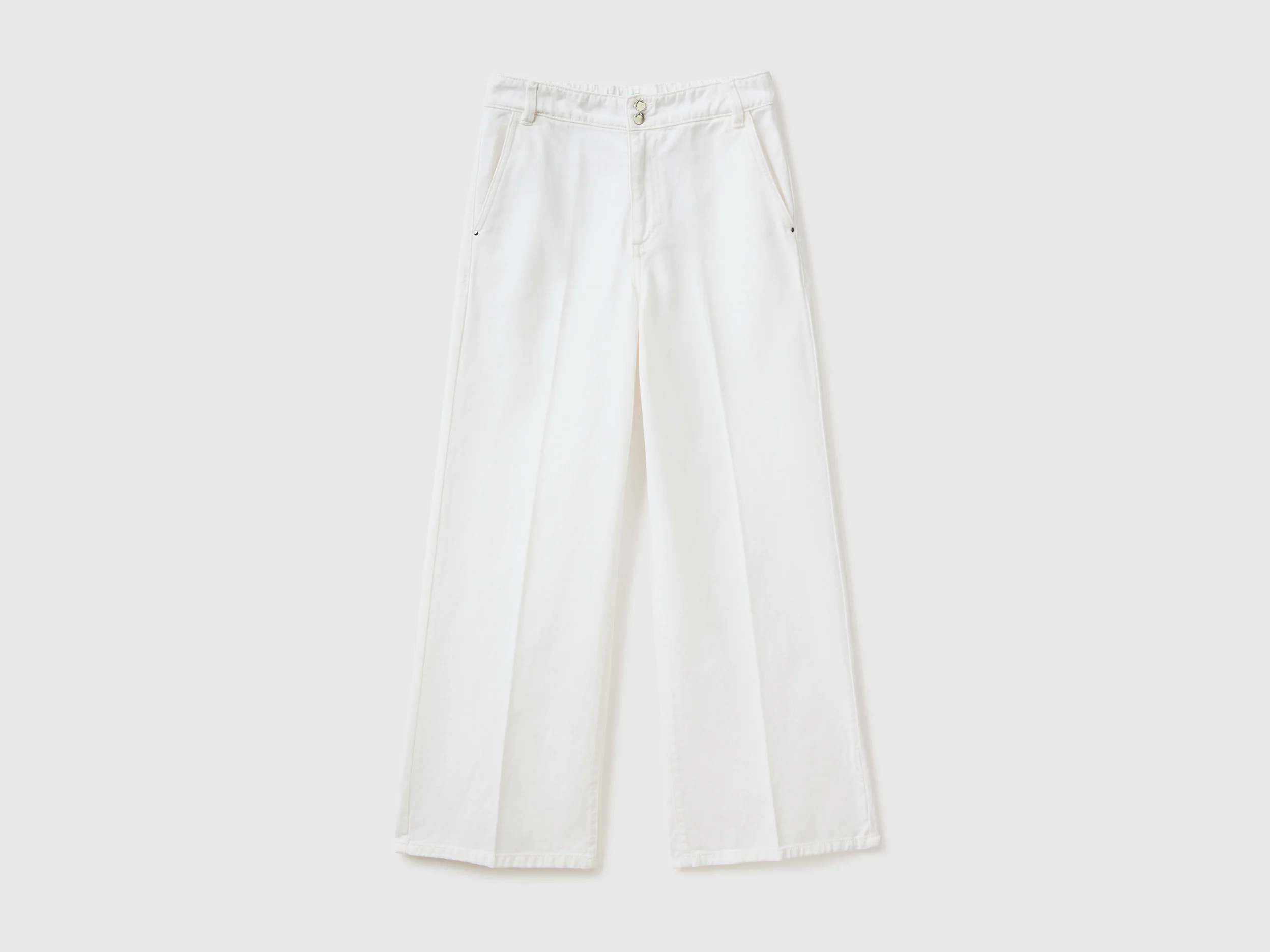 Pantaloni a vita alta con gamba ampia