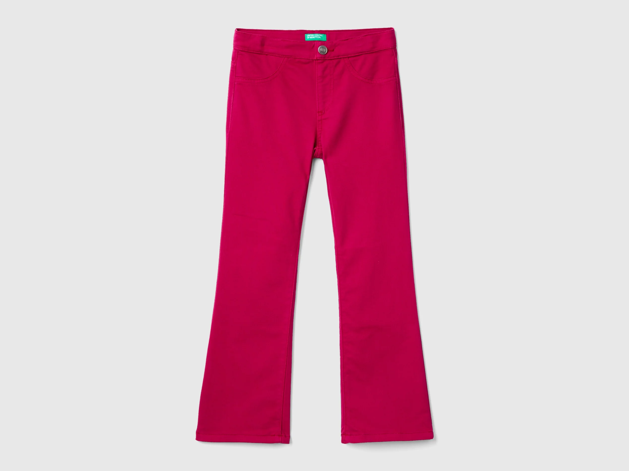 Pantaloni a zampa elasticizzati