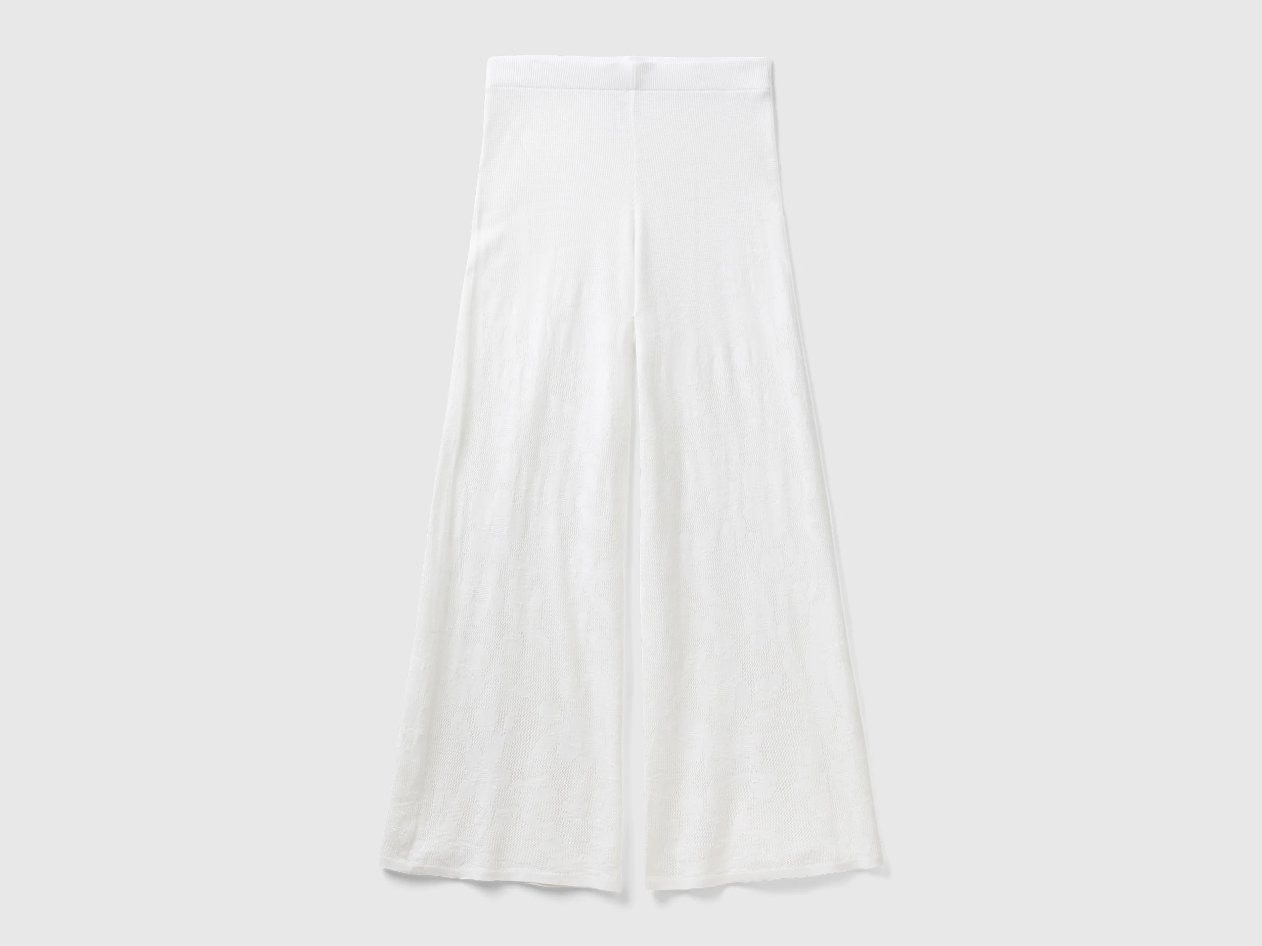 Pantaloni ampi con motivo fiori