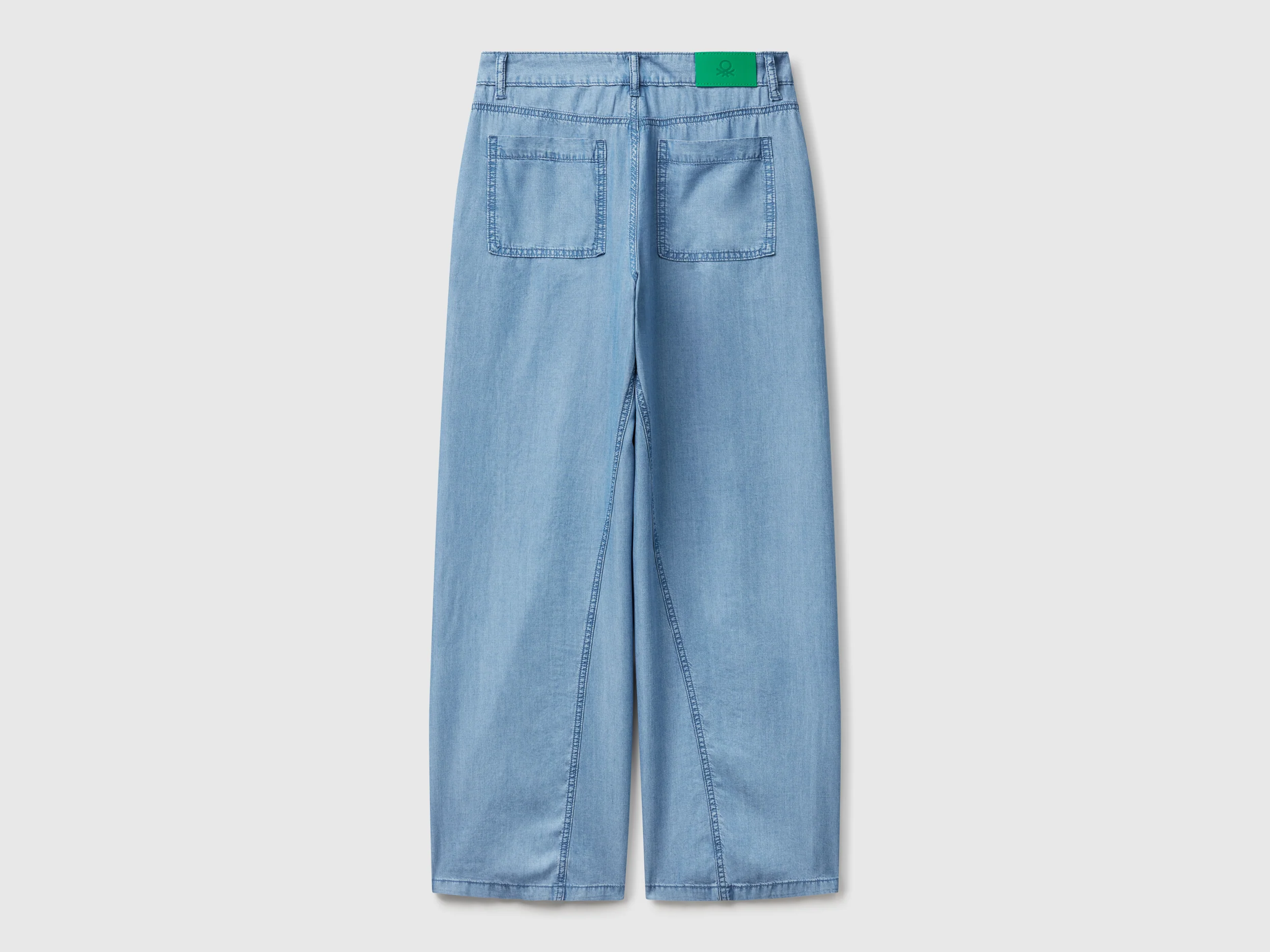 Pantaloni ampi in chambray - Image 2