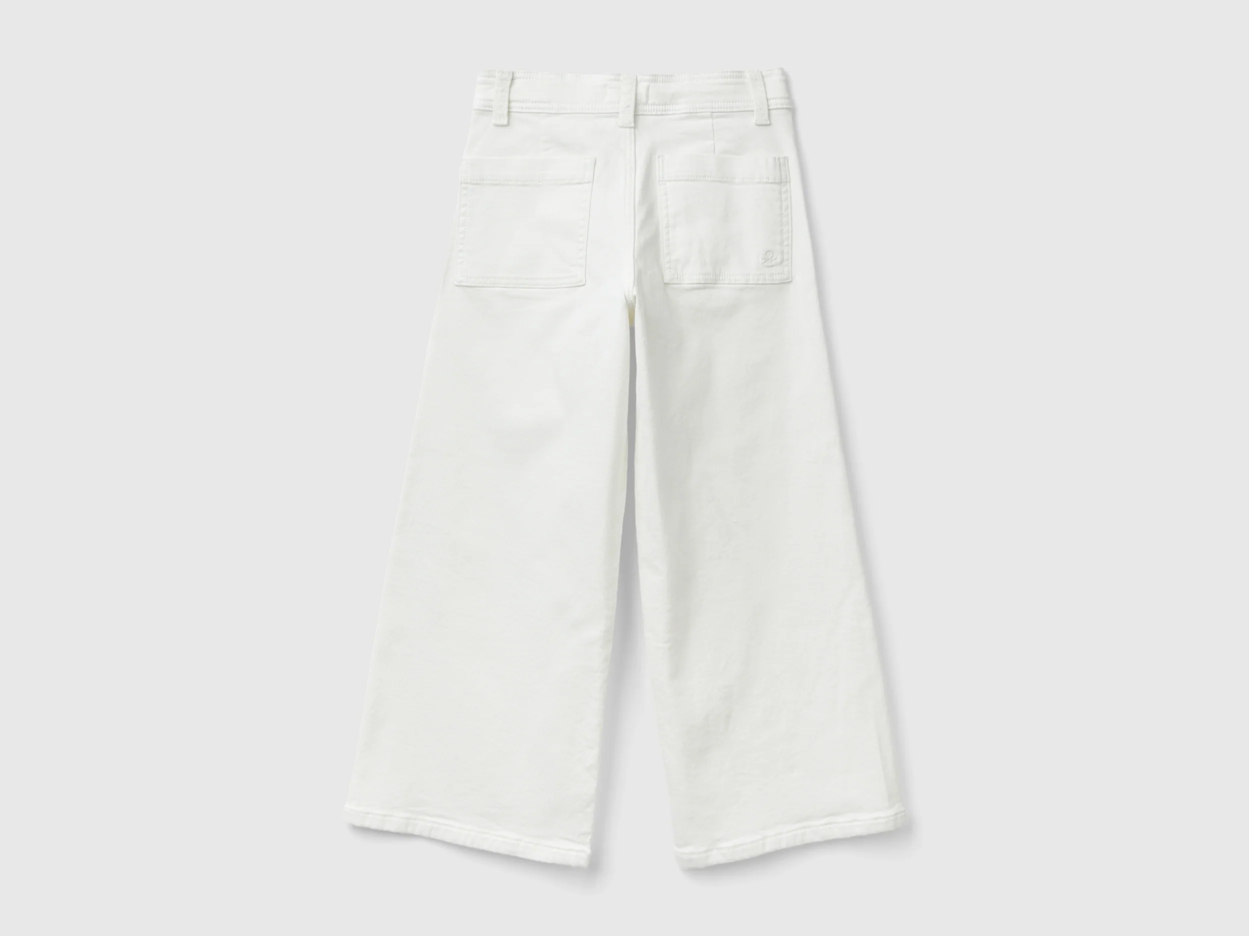 Pantaloni ampi in cotone stretch - Image 2