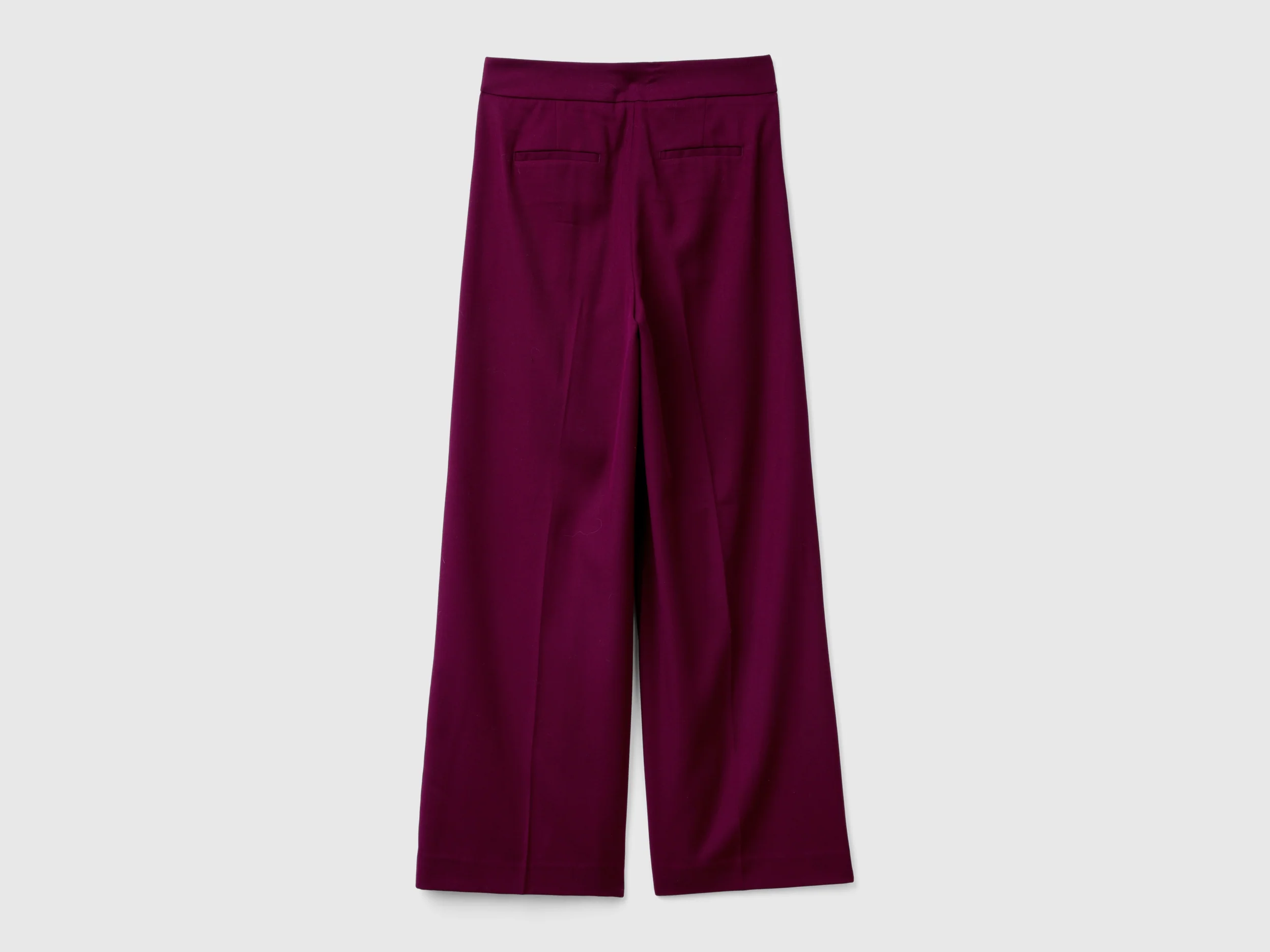 Pantaloni ampi in misto viscosa e lana - Image 2