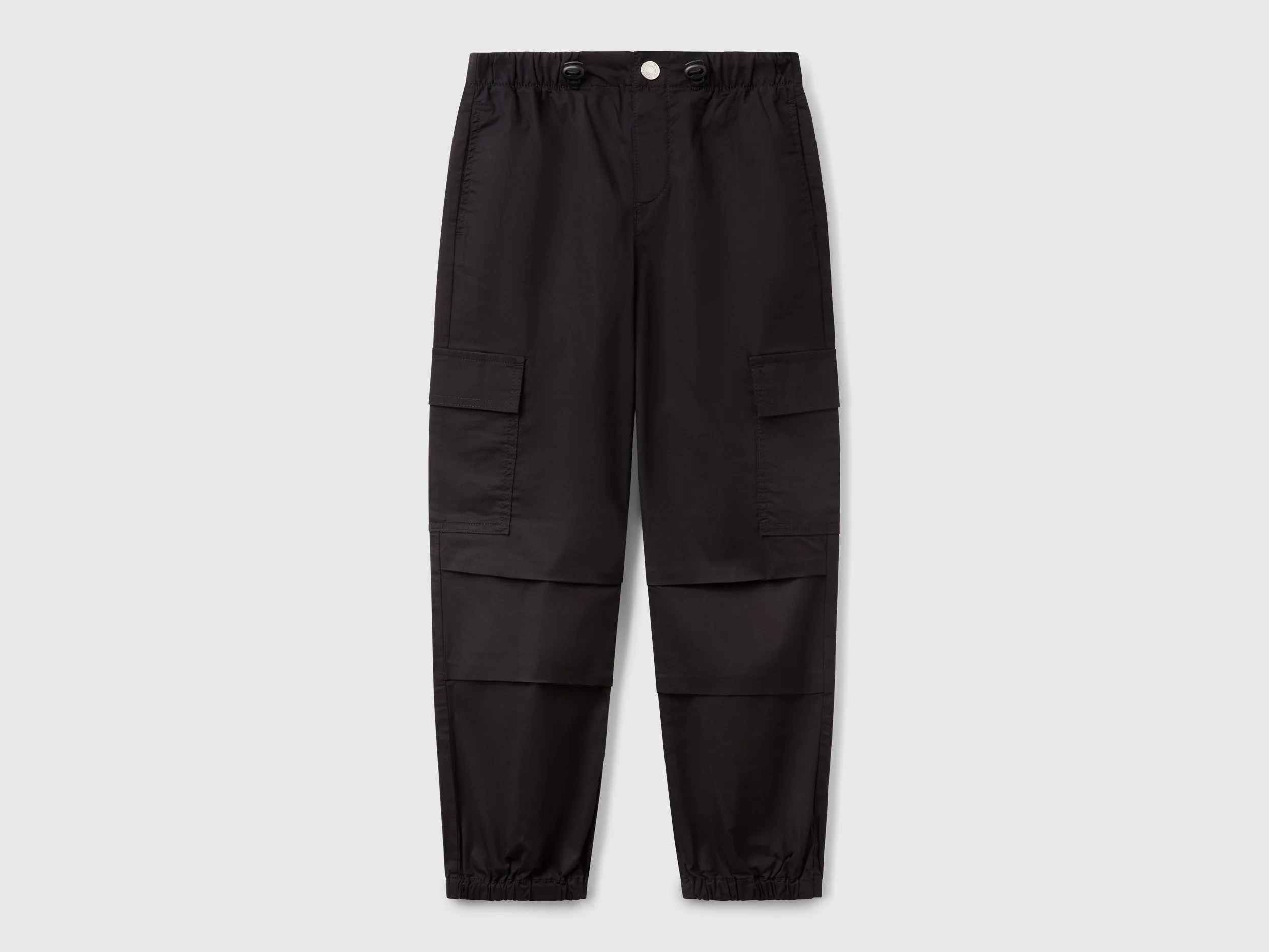 Pantaloni cargo in cotone stretch