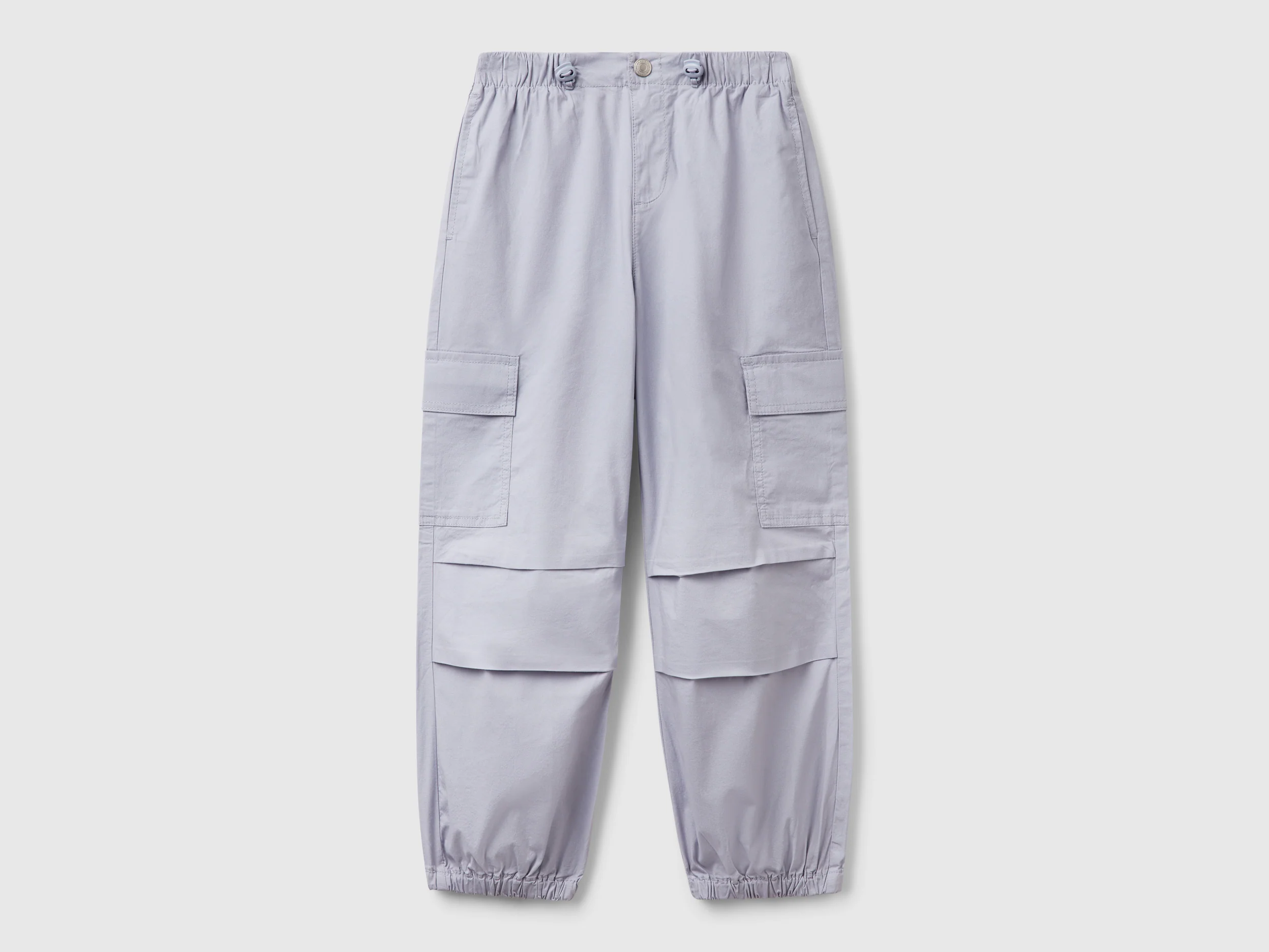 Pantaloni cargo in cotone stretch