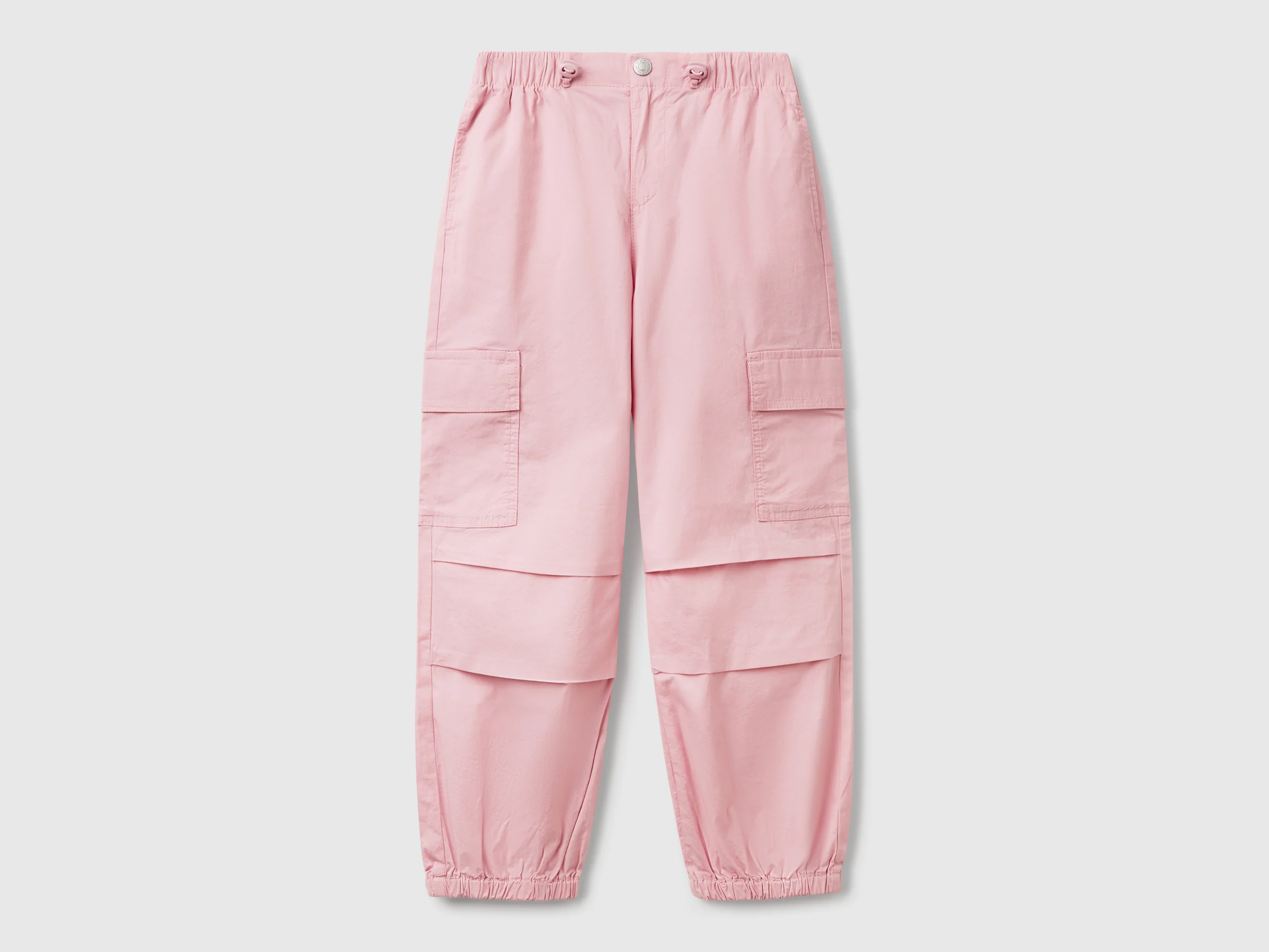 Pantaloni cargo in cotone stretch