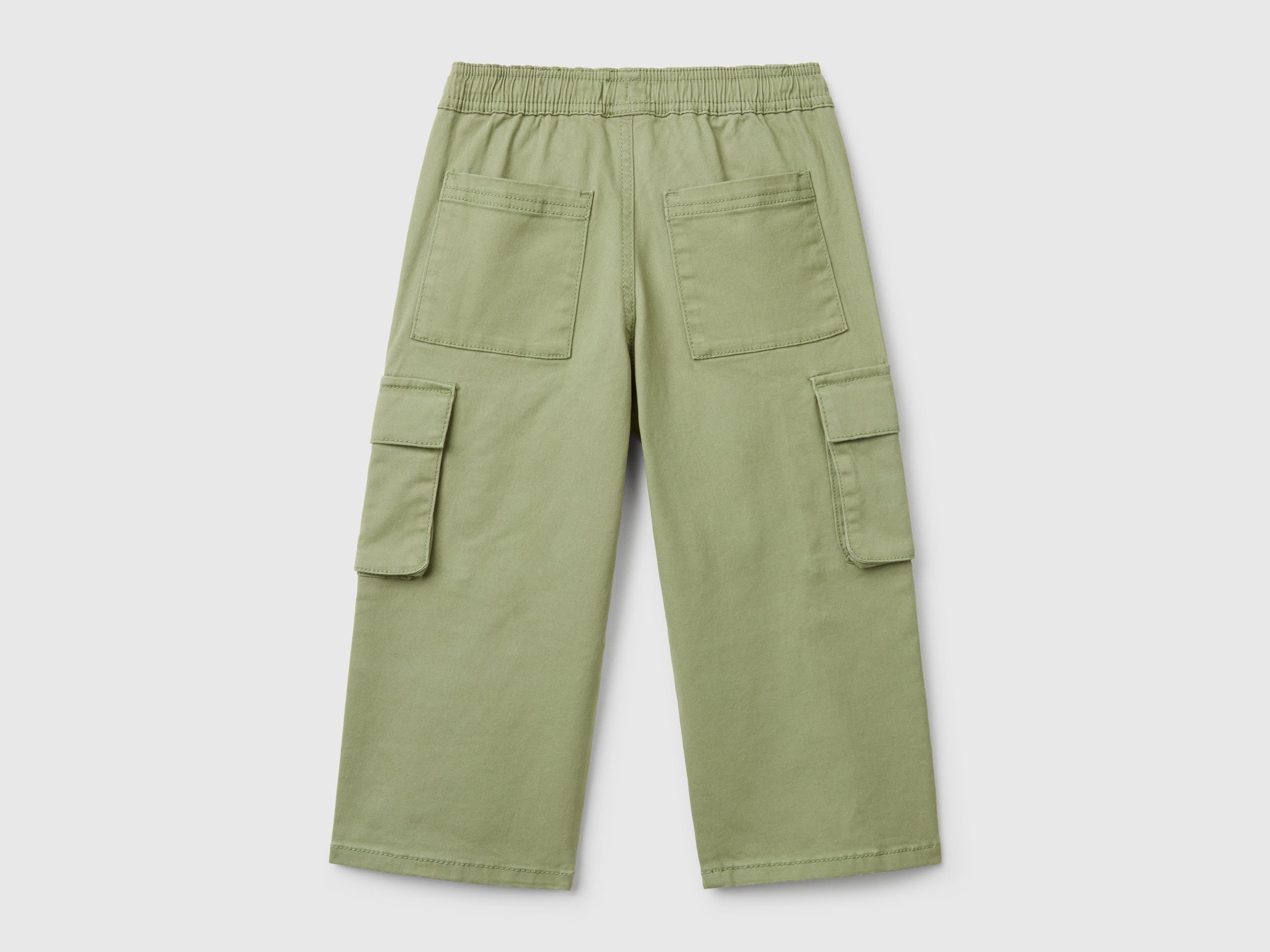 Pantaloni cargo in cotone stretch - Image 2