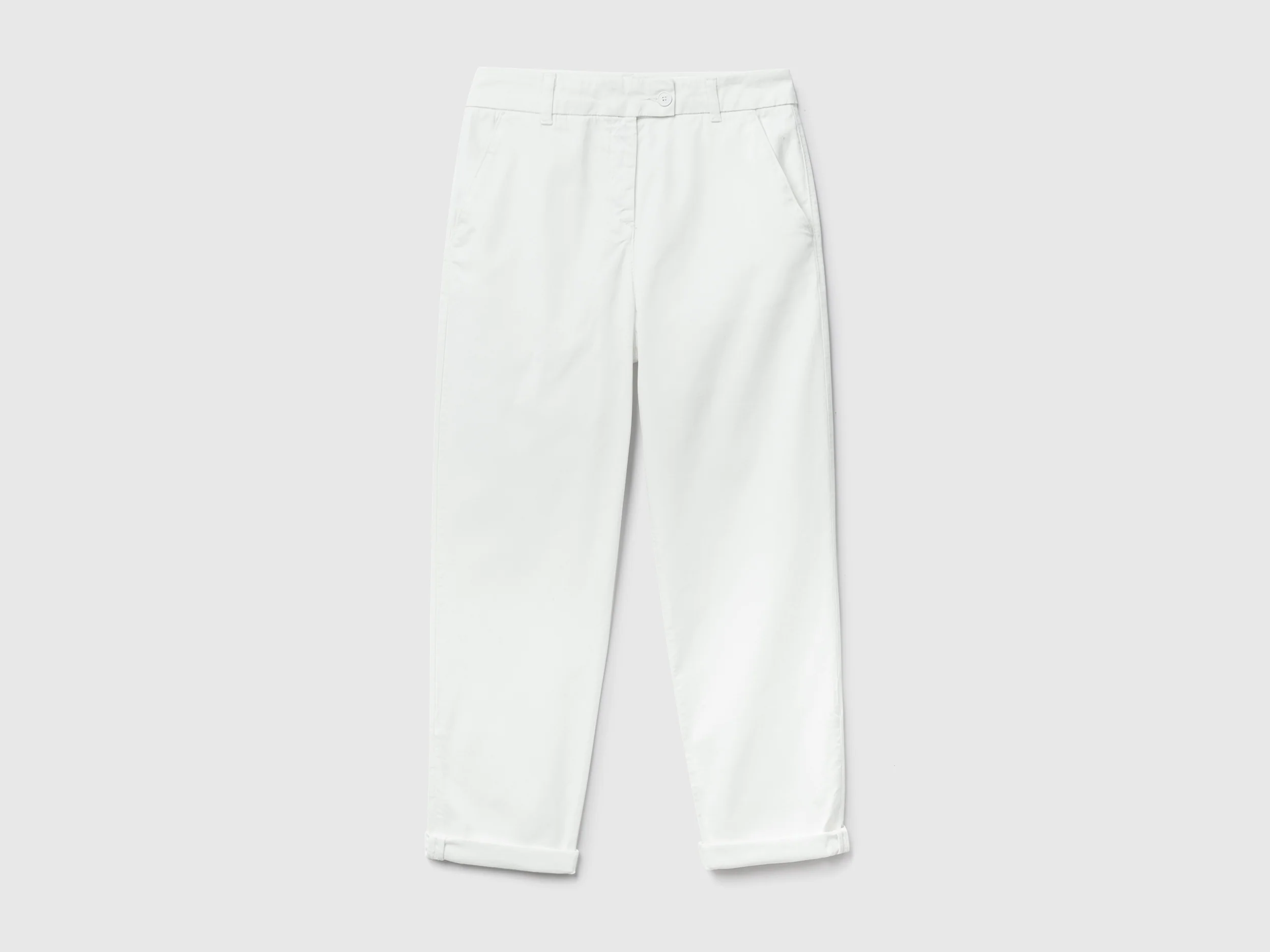 Pantaloni chino in cotone stretch