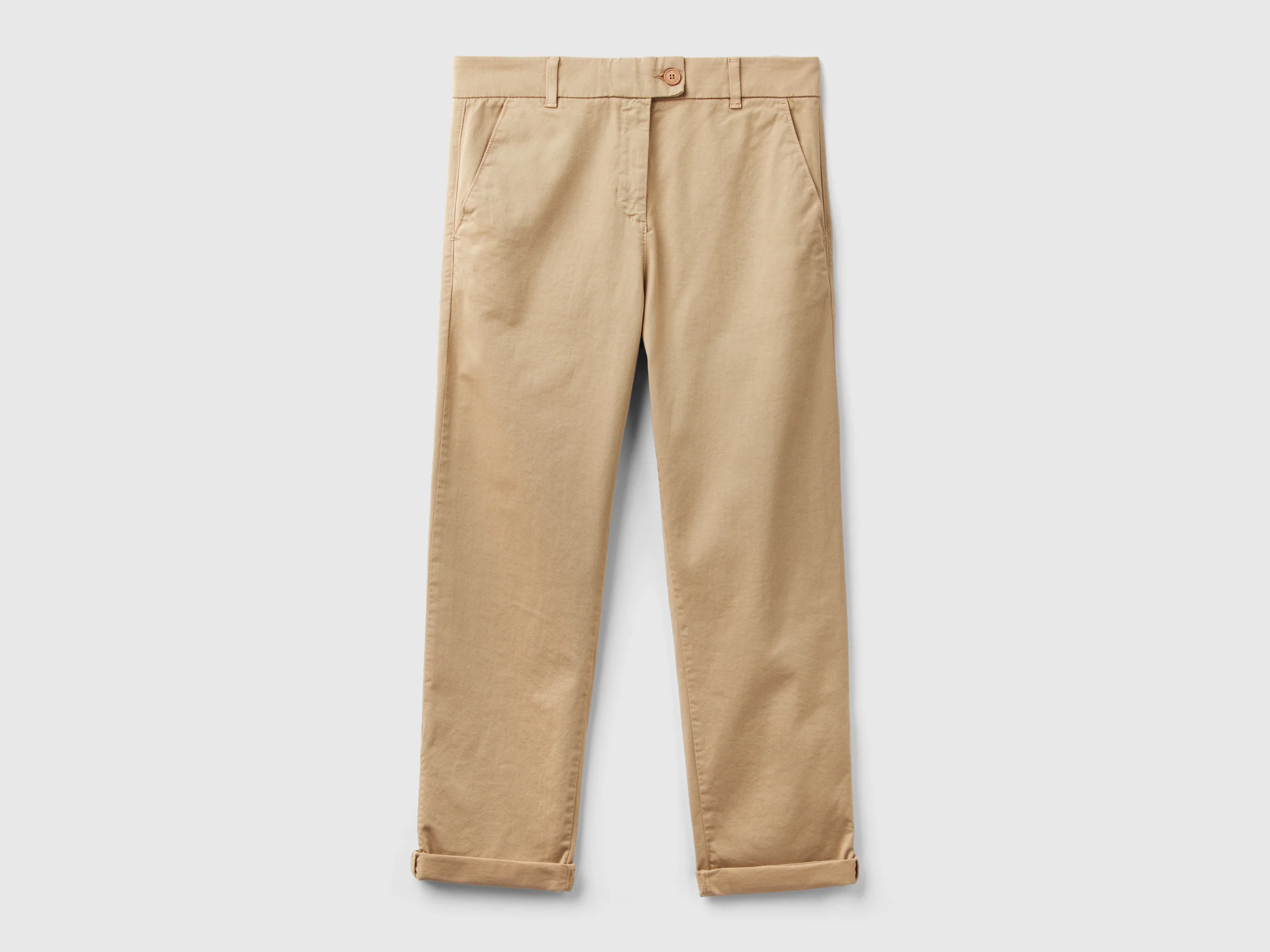 Pantaloni chino in cotone stretch