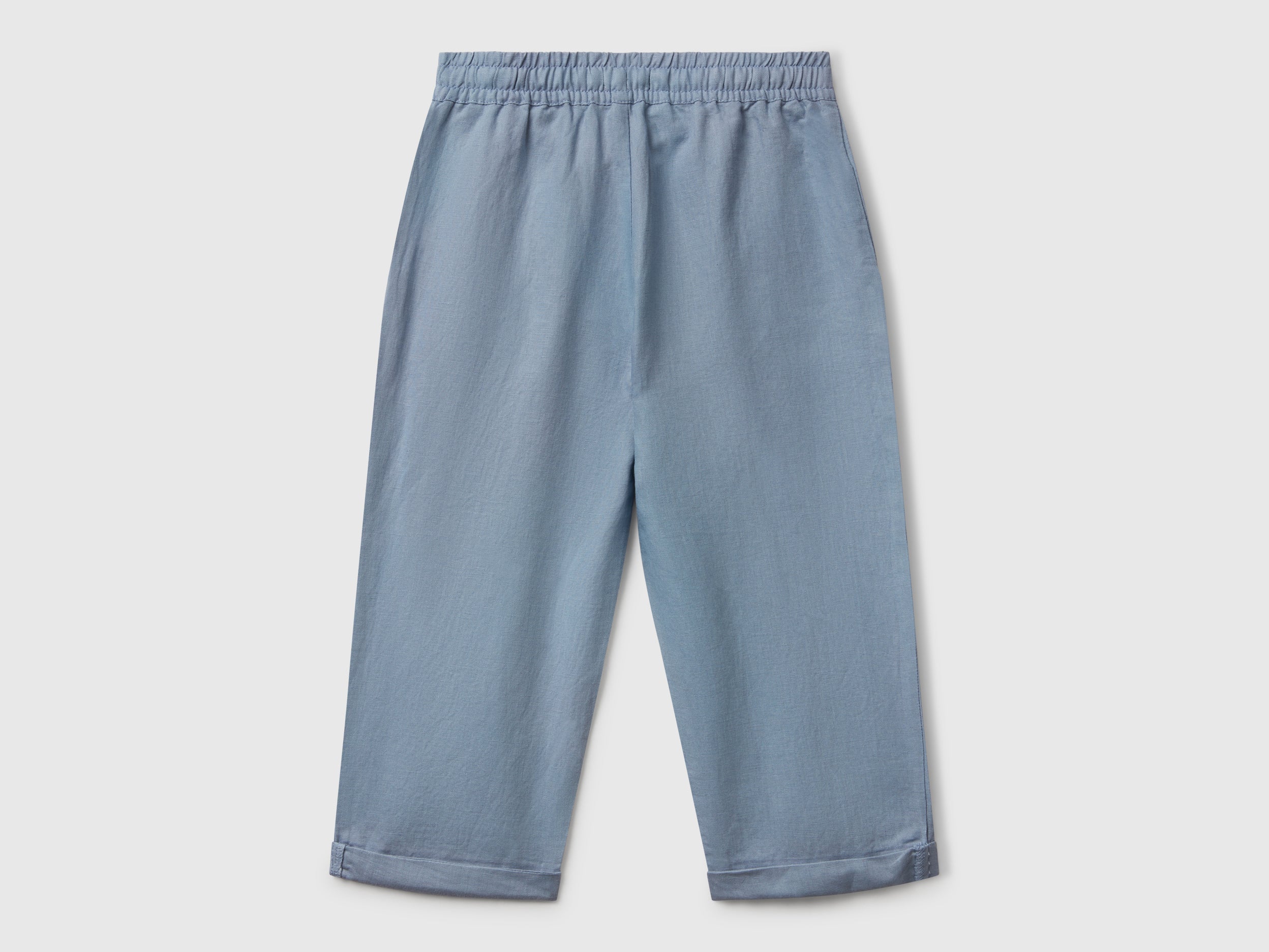 Pantaloni con coulisse in misto lino - Image 2