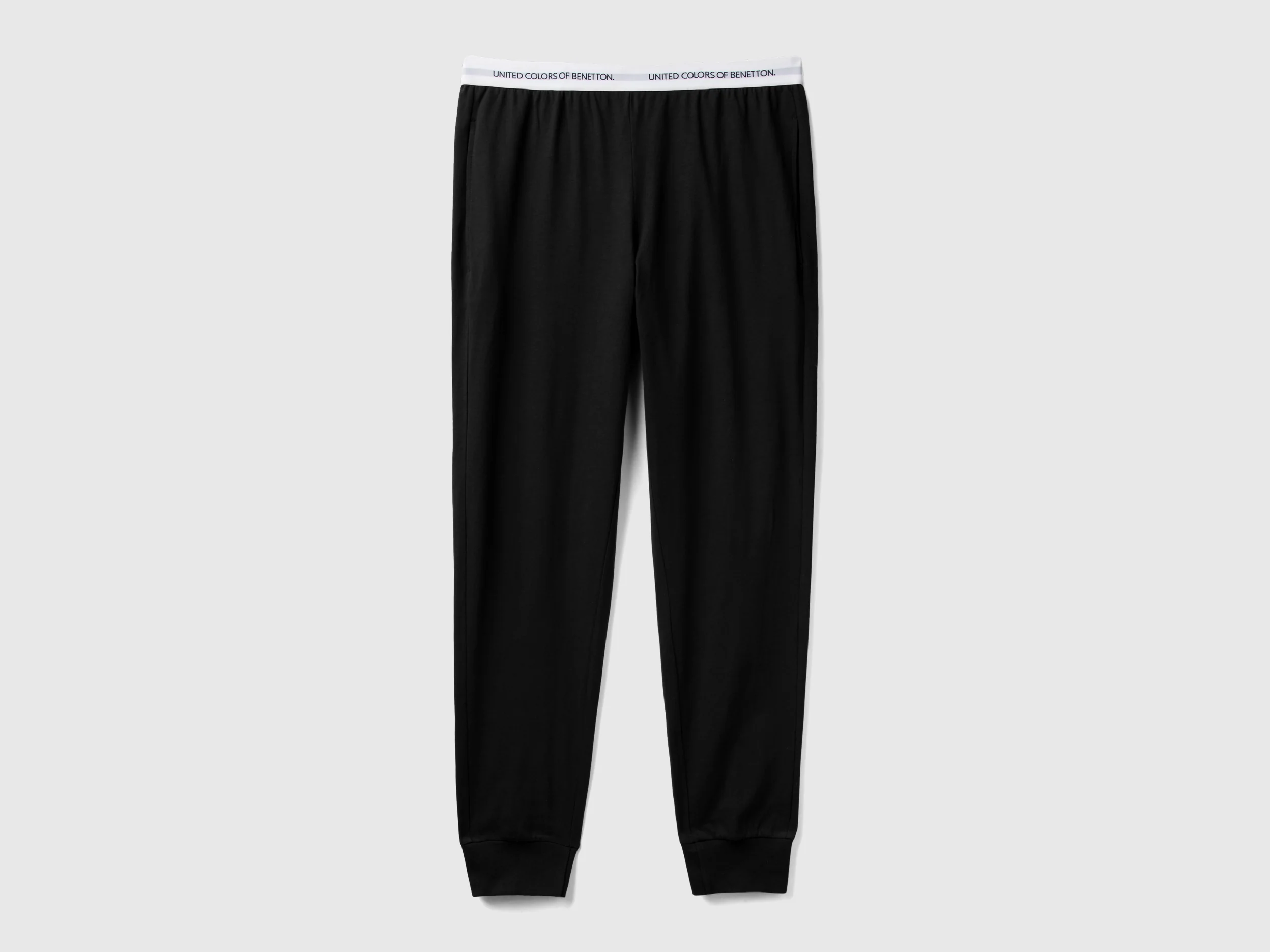 Pantaloni con elastico logato
