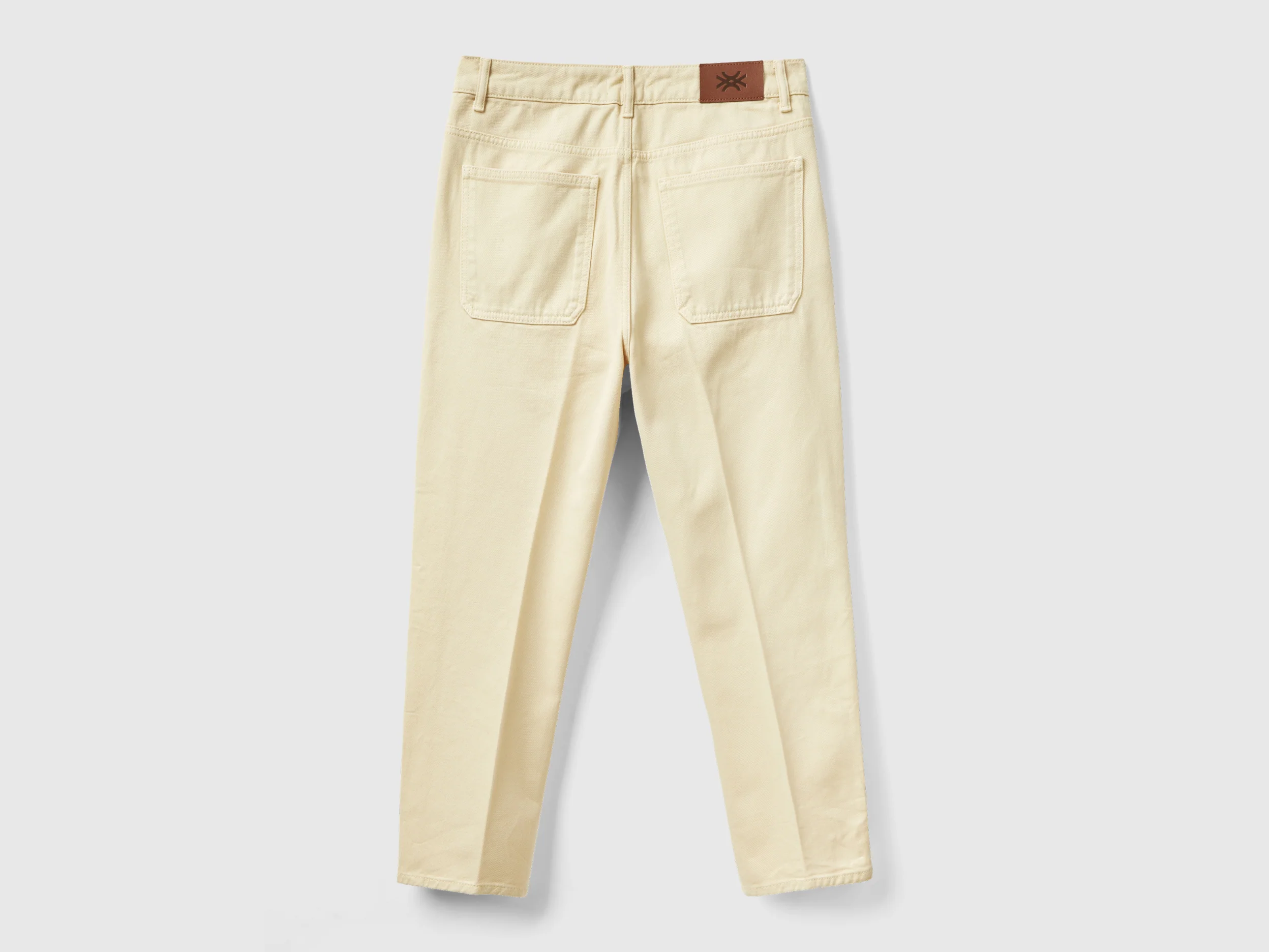 Pantaloni con pinces in cotone - Image 2