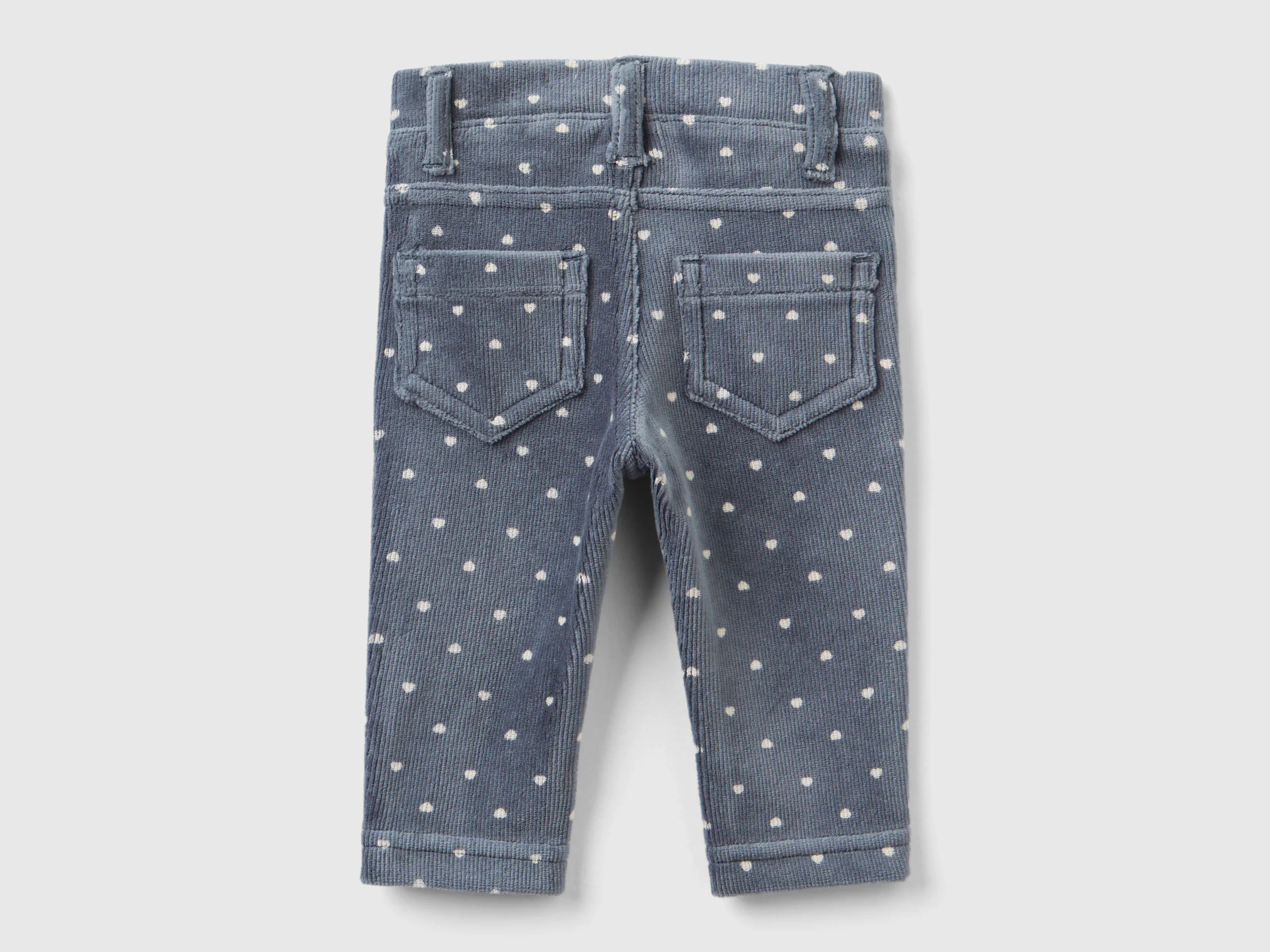 Pantaloni con stampa cuori in ciniglia - Image 2